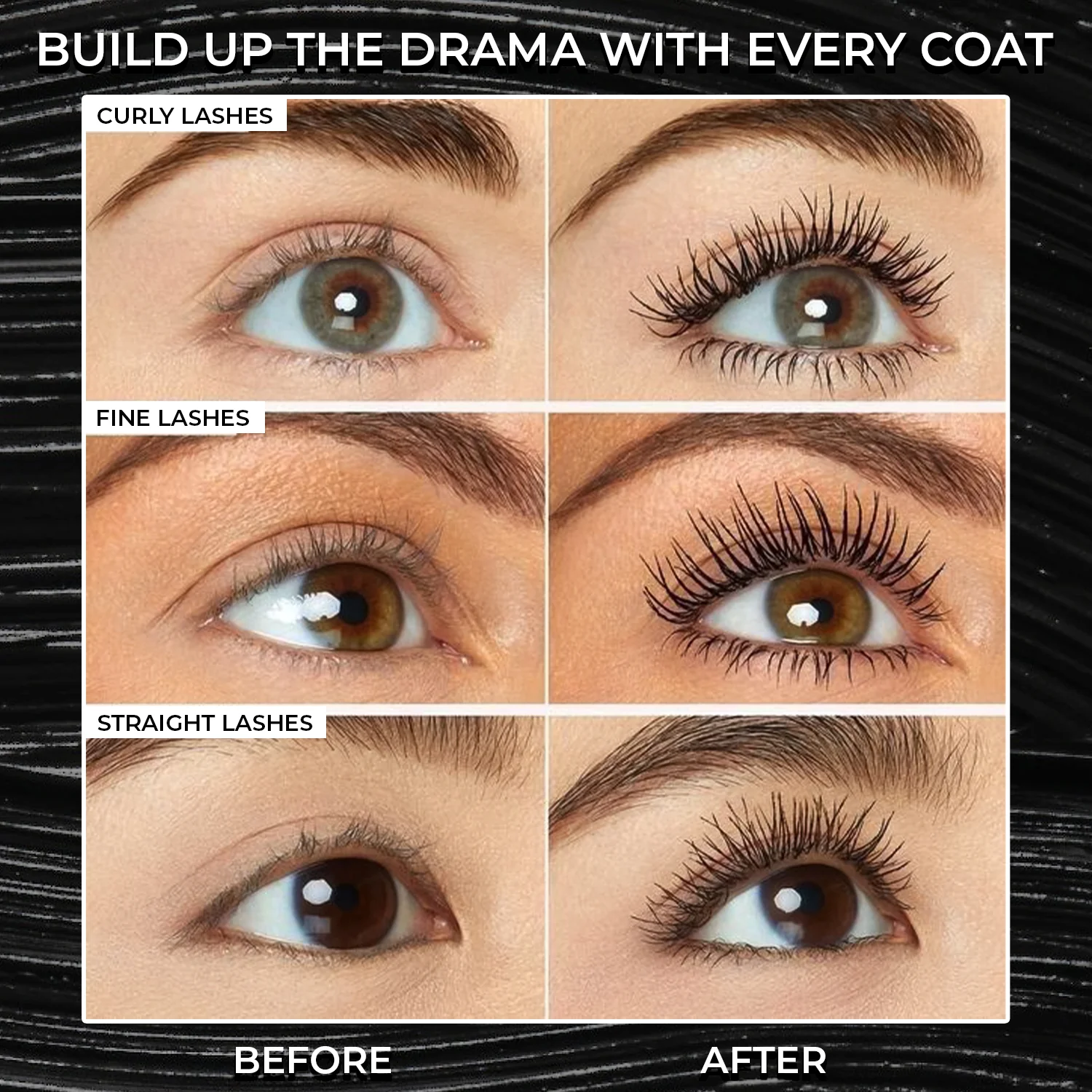 2-in-1 Serum-infused Lash Enhancing Mascara with Castor Oil and Coconut Oil - Image 5