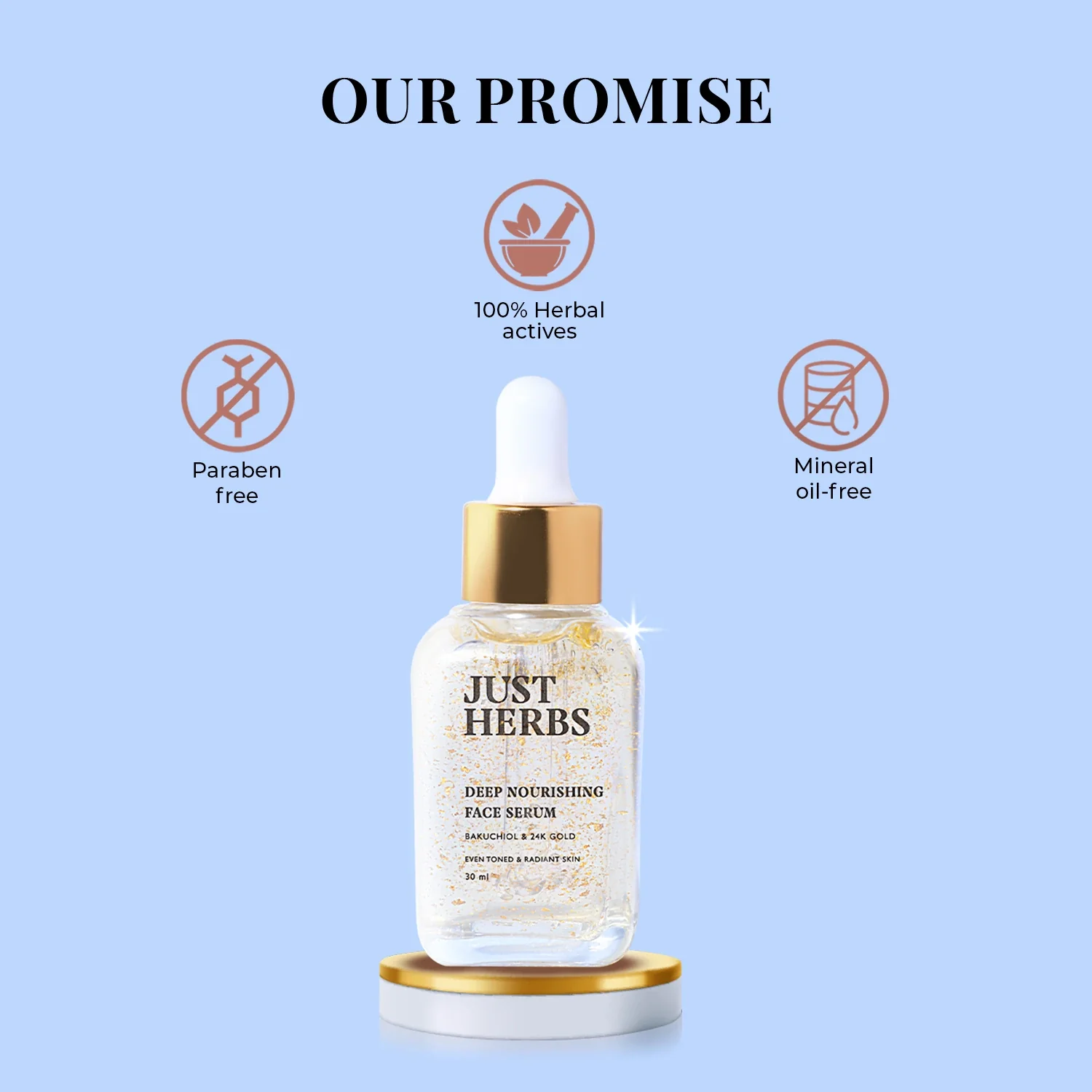 24K Gold & Bakuchiol Deep Nourishing Face Serum - Image 8