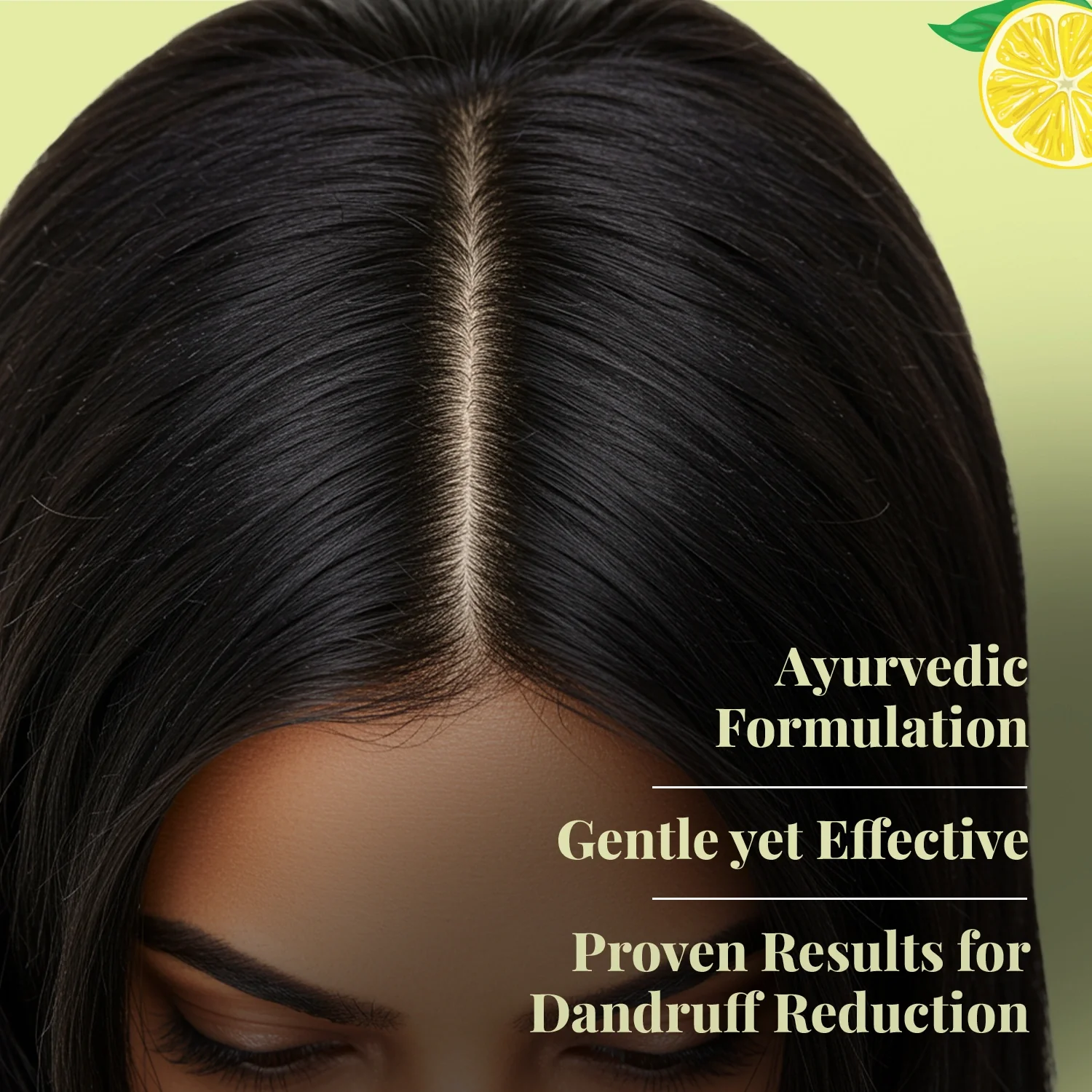 Anti Dandruff Shampoo | Lemon, Bhringraj & 12 Herbs - Image 4