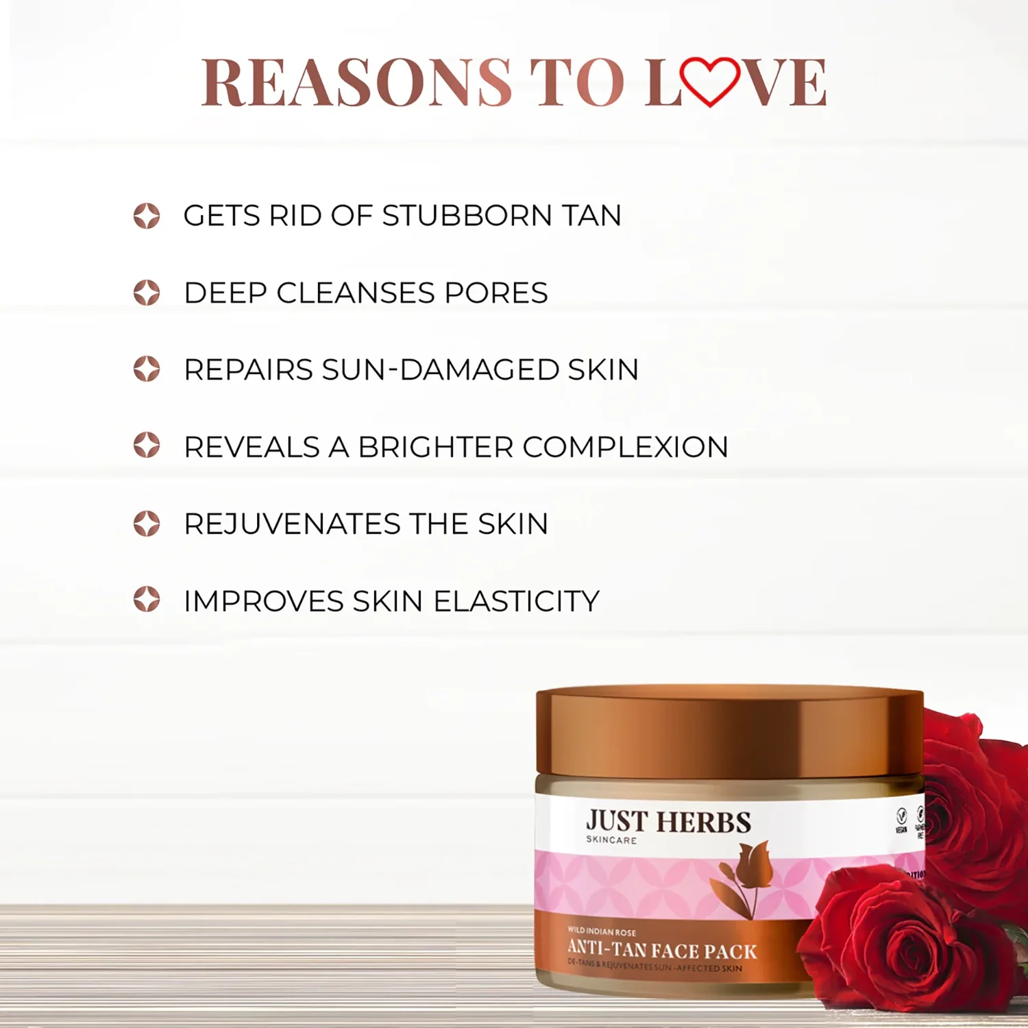 Anti-Tan Face Pack - Wild Indian Rose - Image 3
