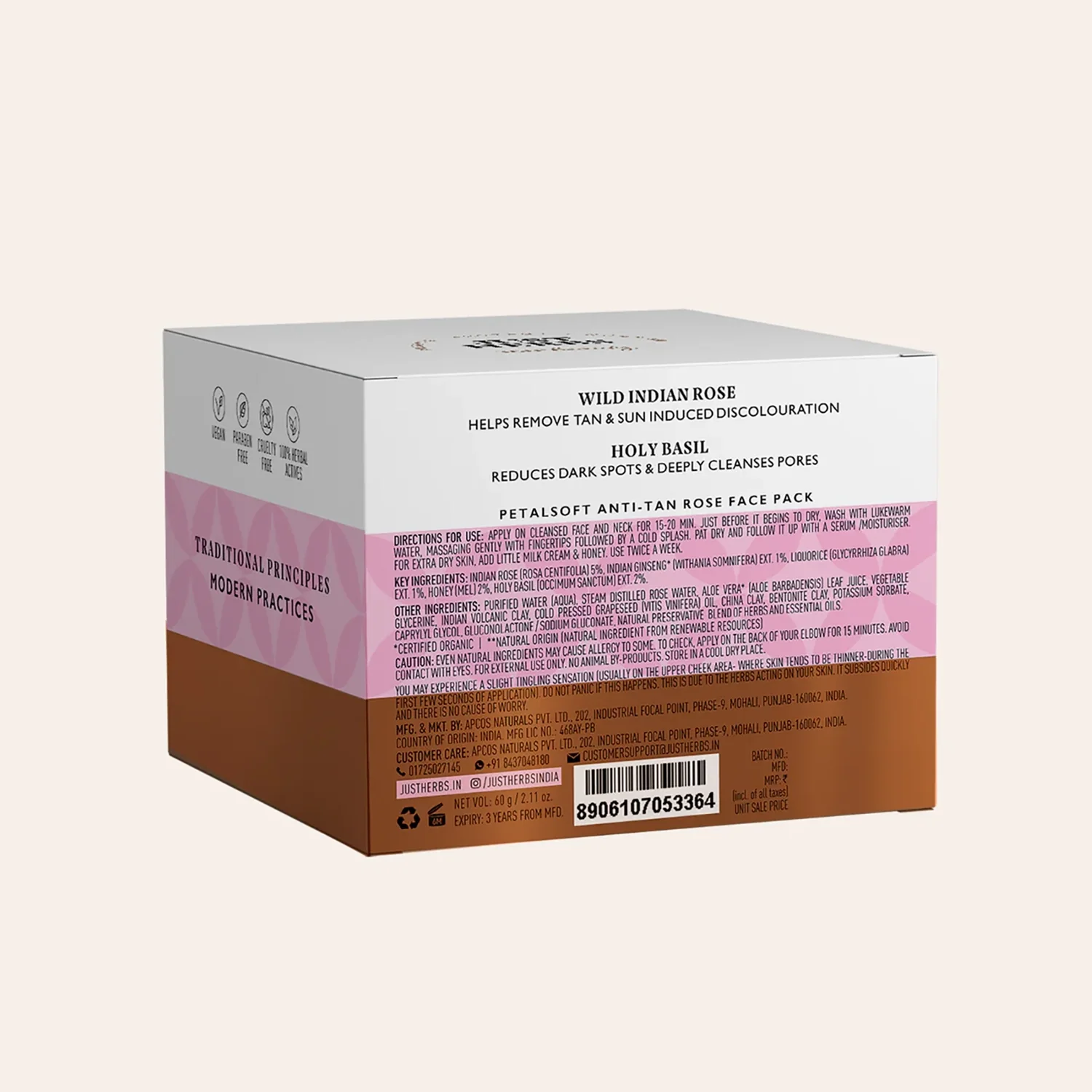 Anti-Tan Face Pack - Wild Indian Rose - Image 7