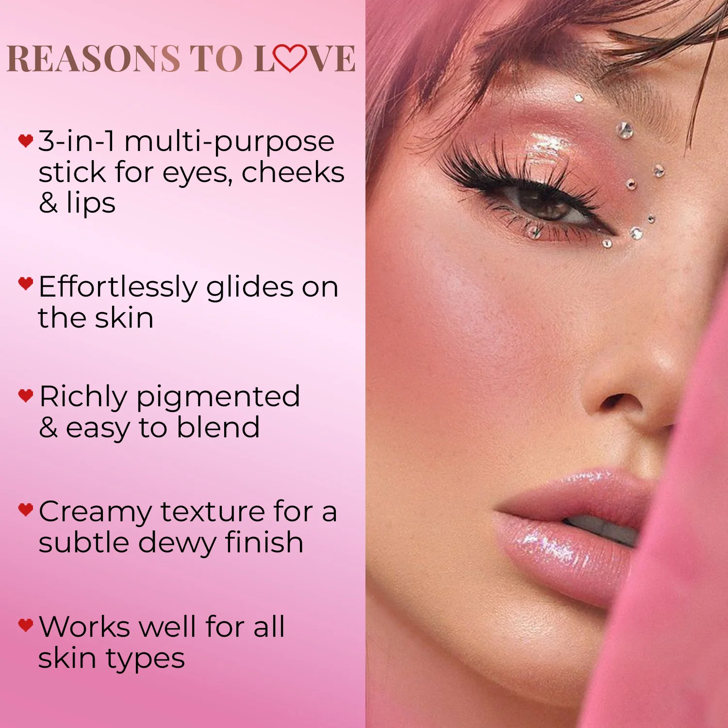Born To Blush Stick with Shea Butter & Cica Red Hot - Image 4