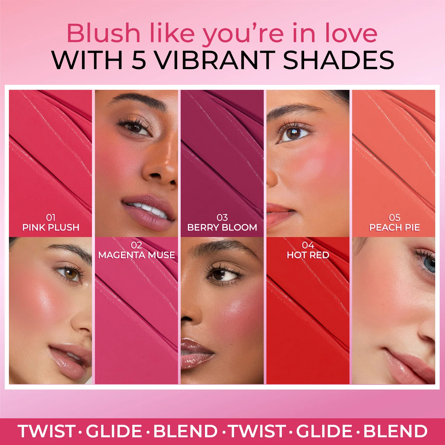 Born To Blush Stick with Shea Butter & Cica Red Hot - Image 5