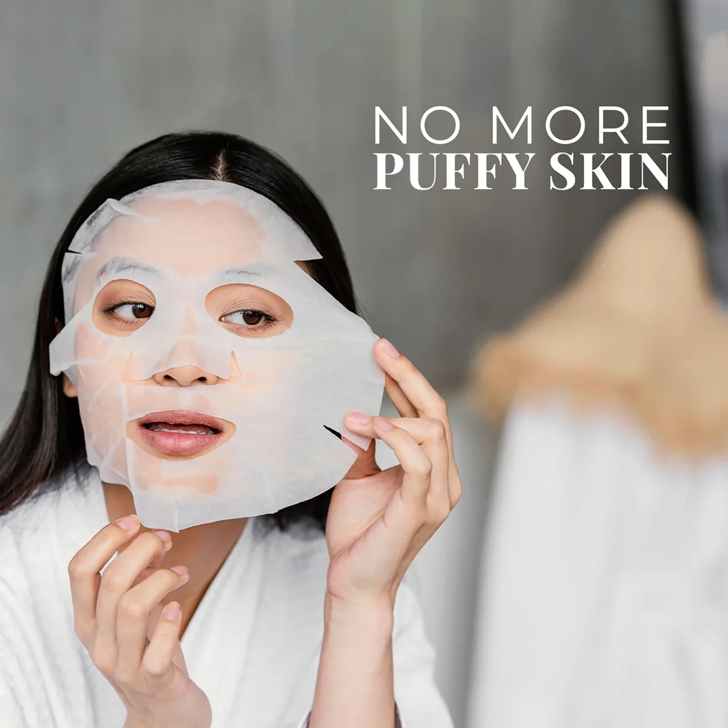 Coffee Sheet Mask with Cinnamon For Pollution Control - Image 4