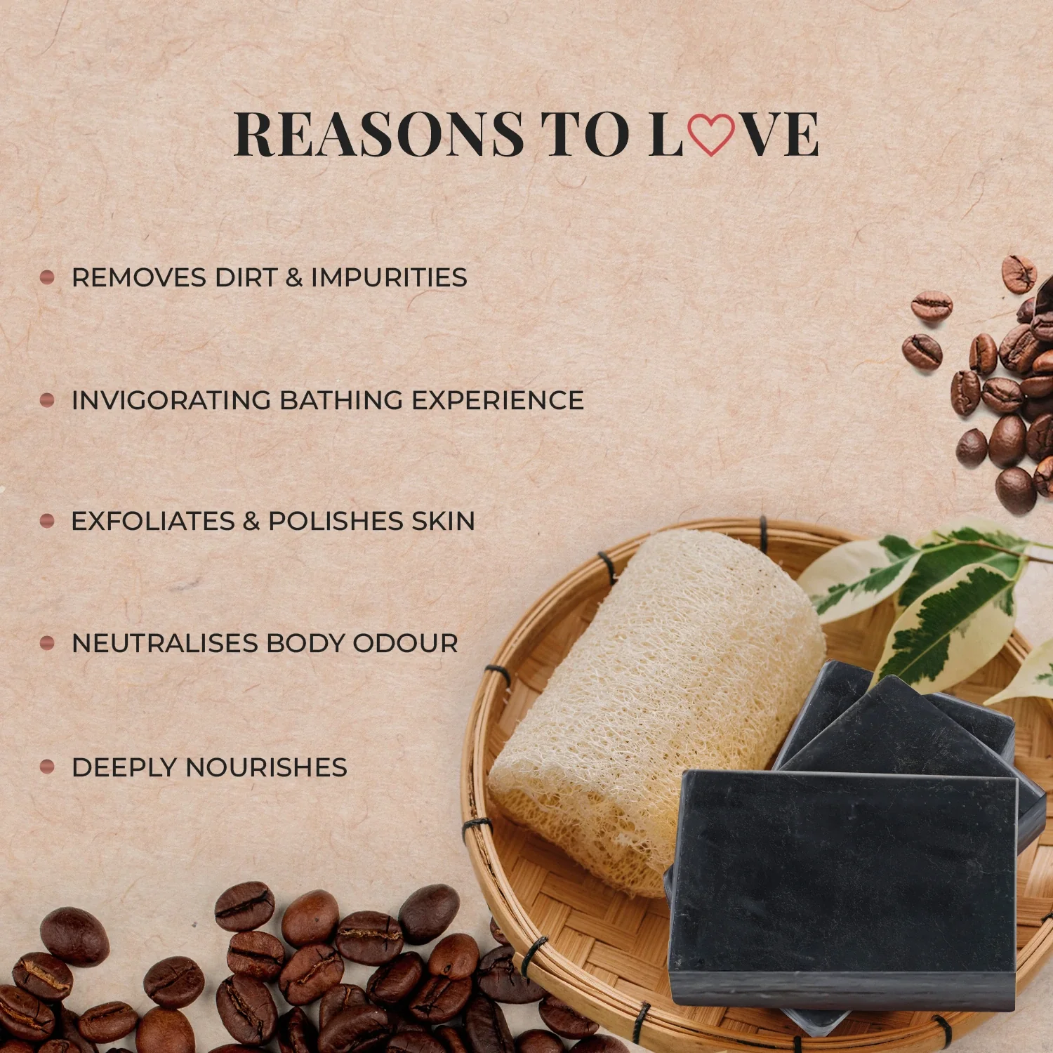 Coorgi Coffee Nourishing Handmade Bathing Bar - Image 3