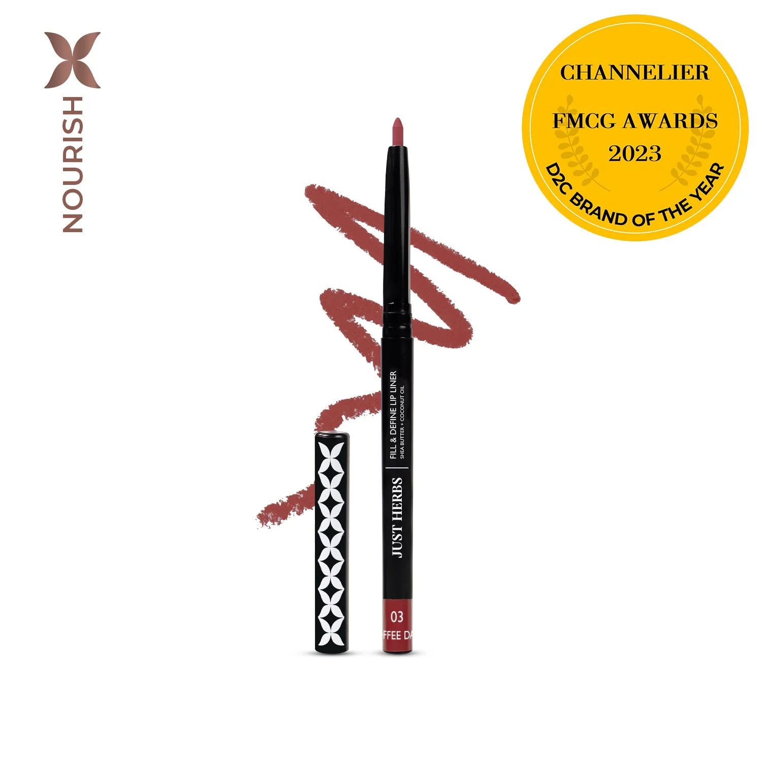 Fill & Define Lip Liner with Shea Butter and Coconut Oil - Image 3