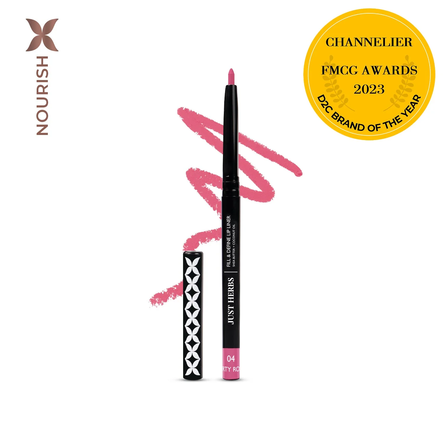 Fill & Define Lip Liner with Shea Butter and Coconut Oil - Image 4