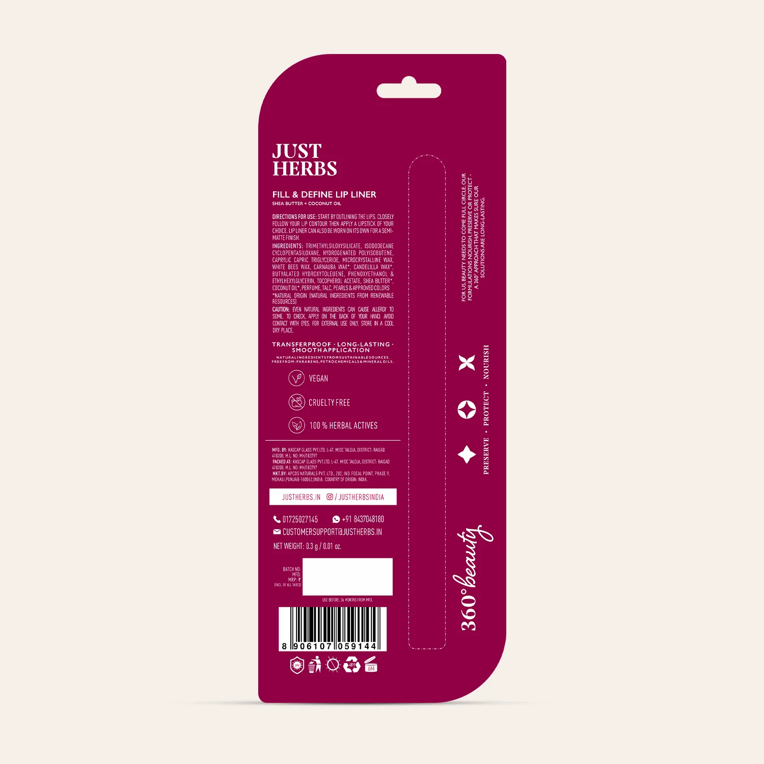 FILL & DEFINE LIP LINER DIRTY ROSE - Image 9
