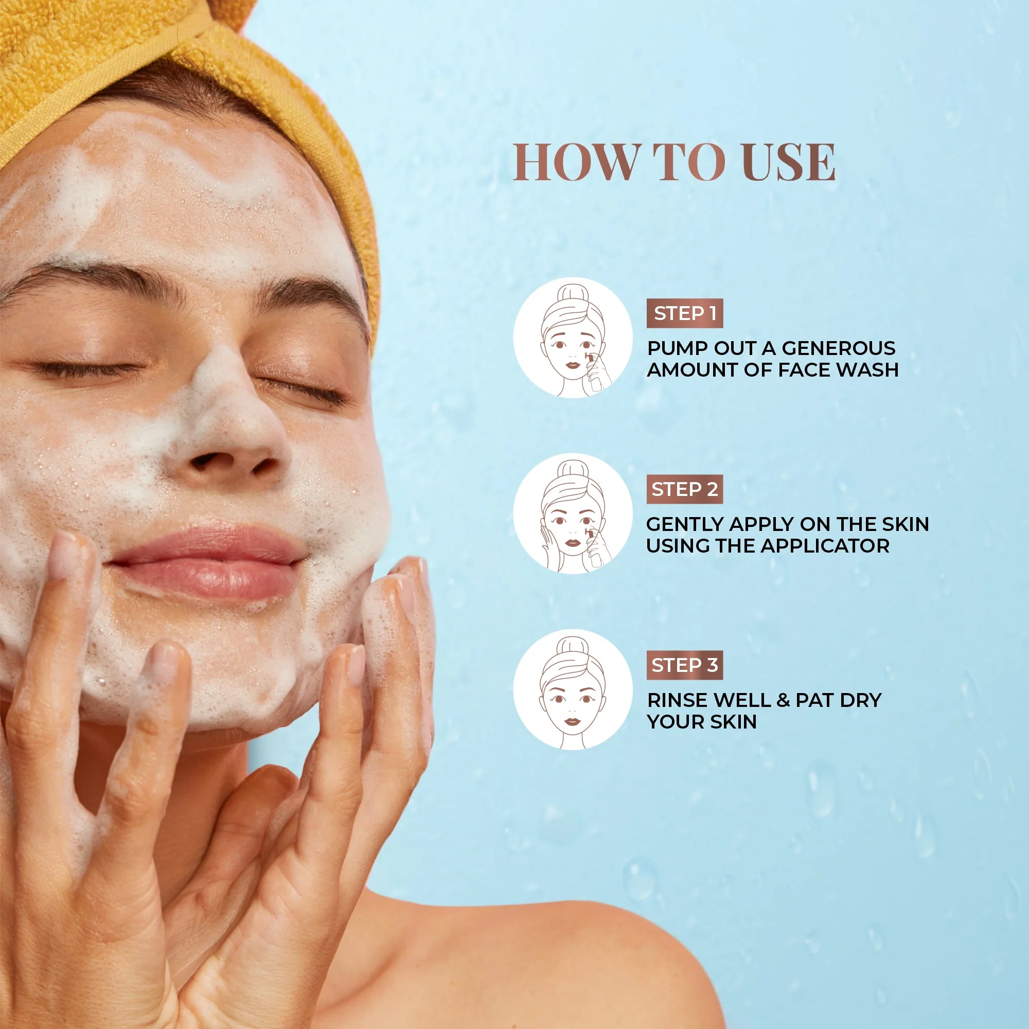 Foaming Face Wash with Papaya & Lemon for Spot Reduction:100ml - Image 6