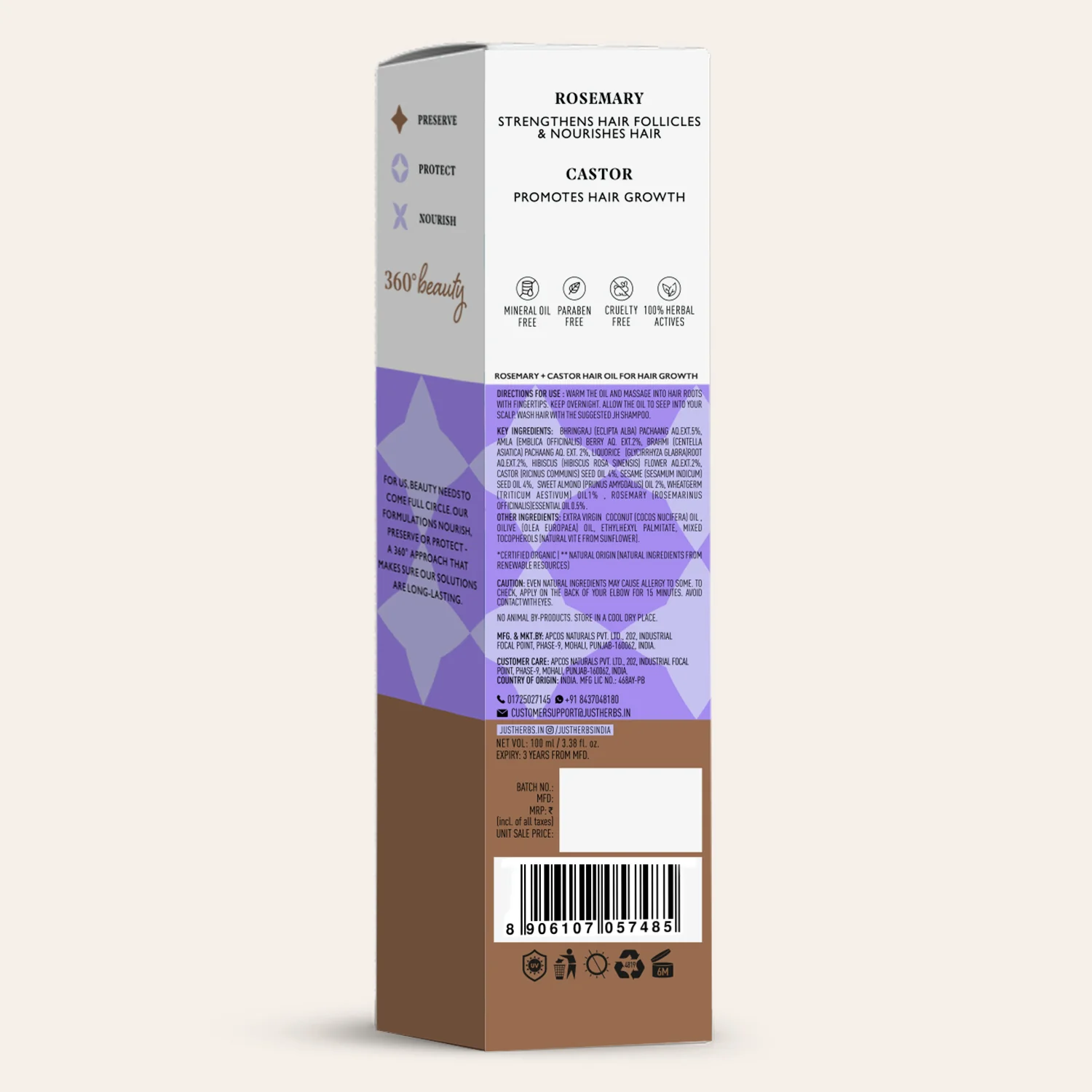 Hair Growth Oil  with Rosemary and Castor - Image 7