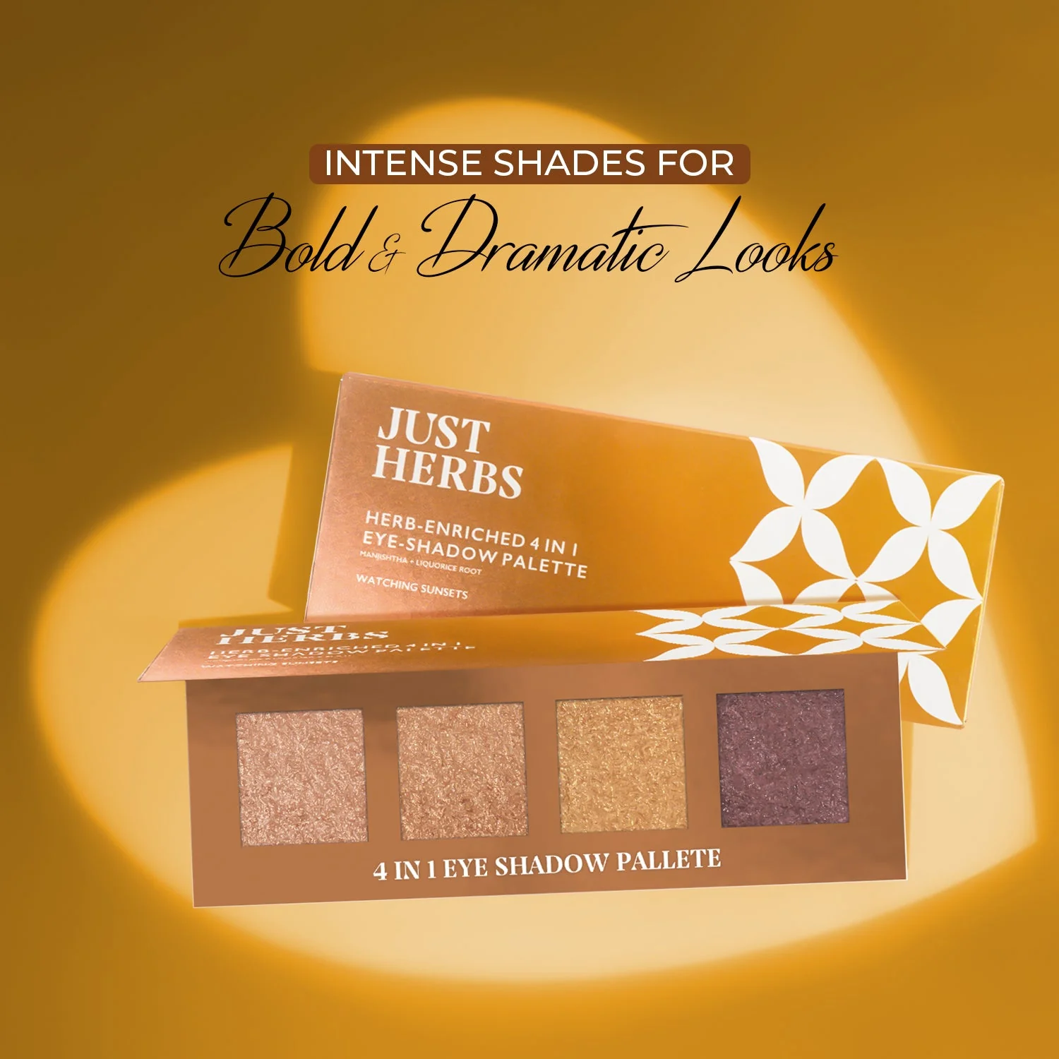 Herb Enriched 4-in-1 Eye-shadow Palette with Manjishtha and Liquorice Root - Image 2