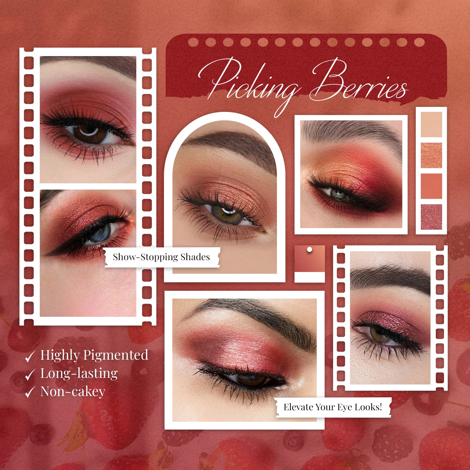 Herb Enriched 4-in-1 Eye-shadow Palette with Manjishtha and Liquorice Root - Image 9