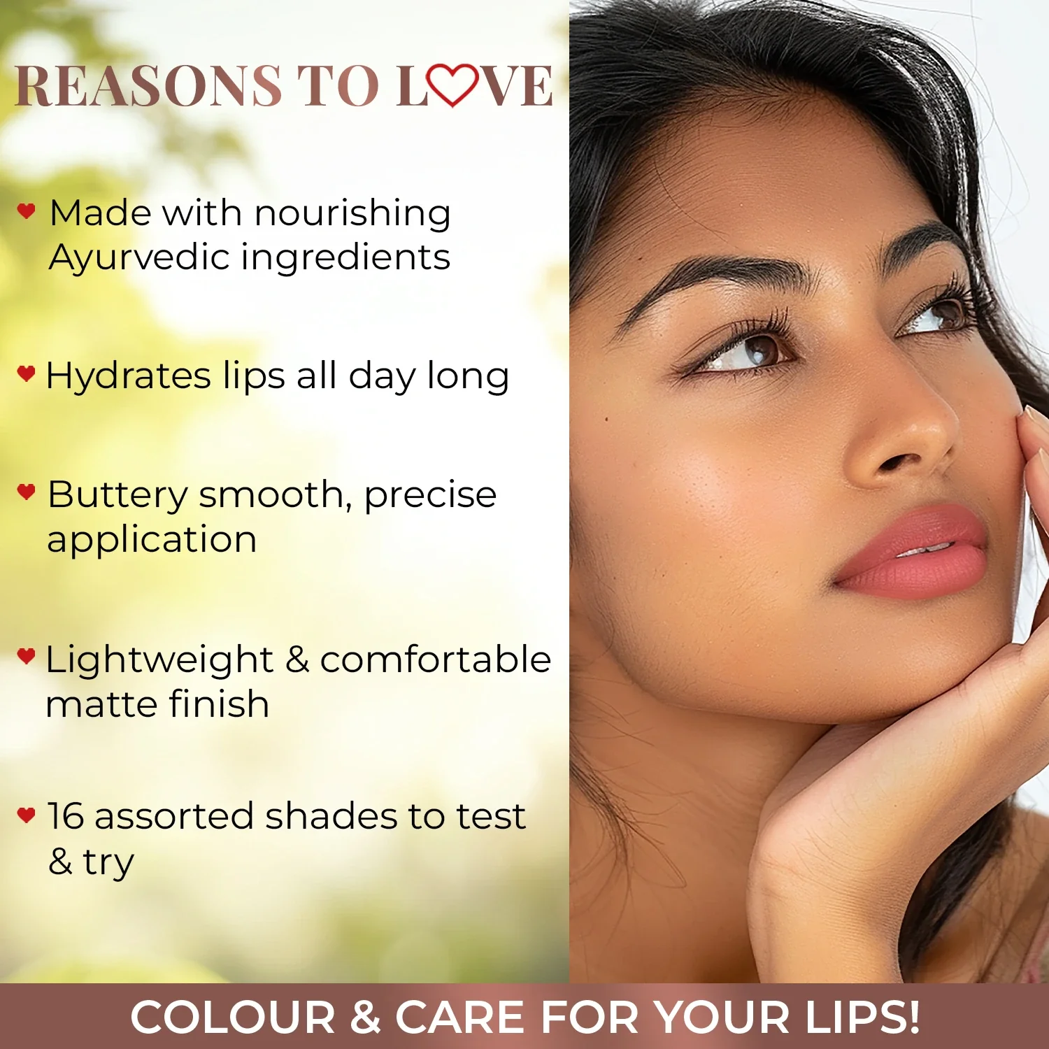Herb Enriched Ayurvedic Lipstick Micro-Mini Kit:16 shades - Image 5