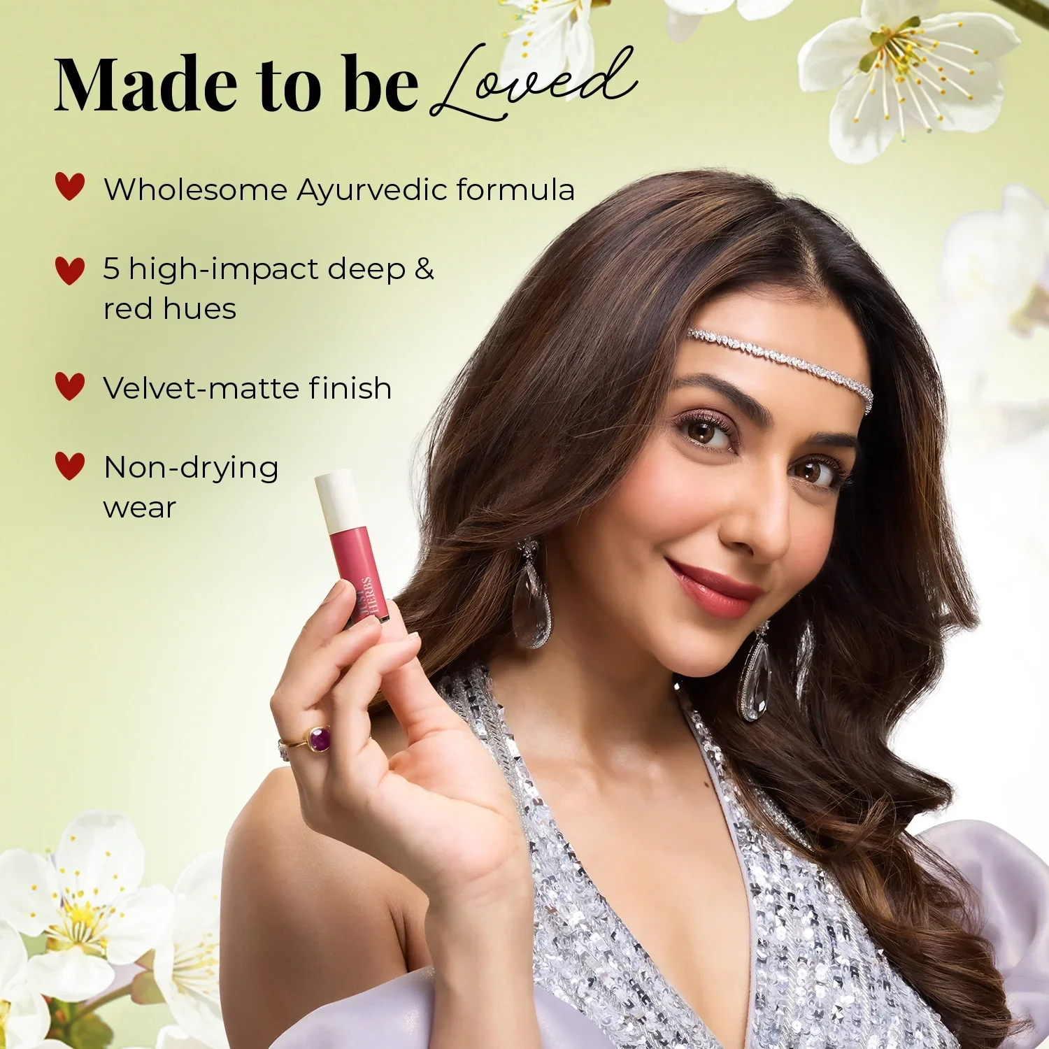 Herb Enriched Matte Liquid Lipstick Kit- Set of 5 - Image 2