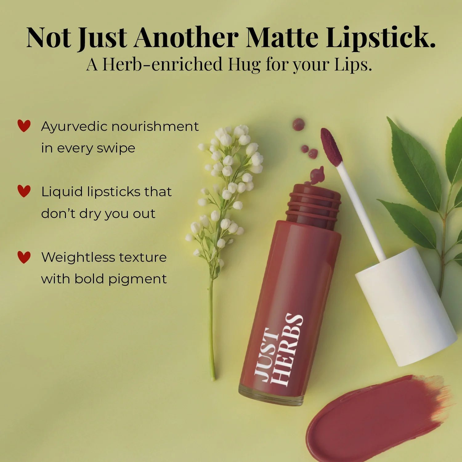 Herb Enriched Matte Liquid Lipstick Kit- Set of 5 - Image 14