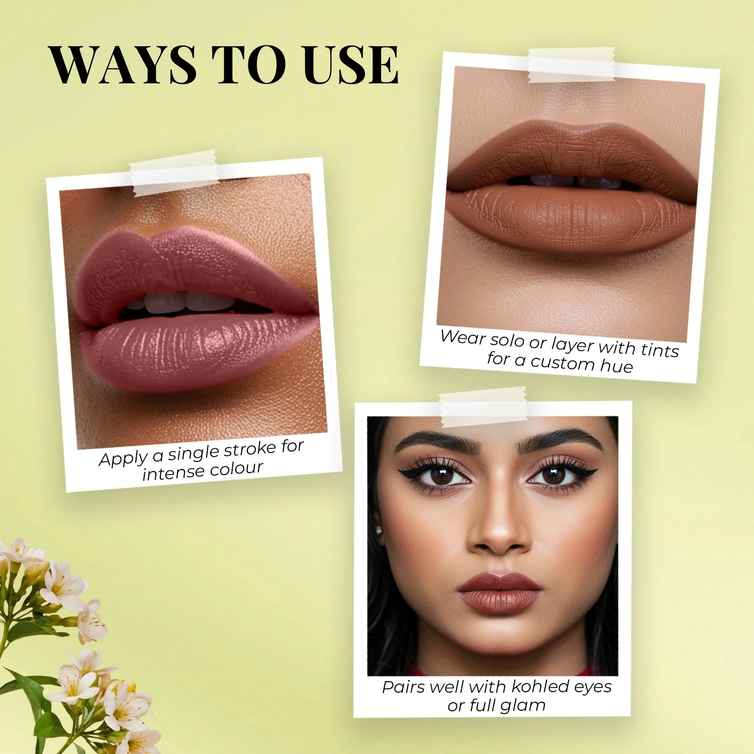 Herb Enriched Matte Liquid Lipstick Kit- Set of 5 - Image 17