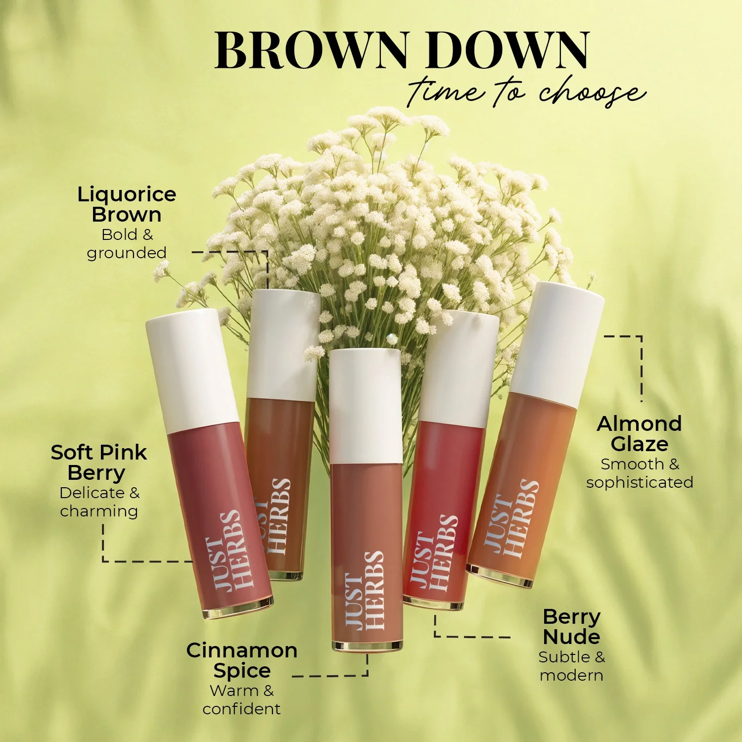 Herb Enriched Matte Liquid Lipstick Kit- Set of 5 - Image 18