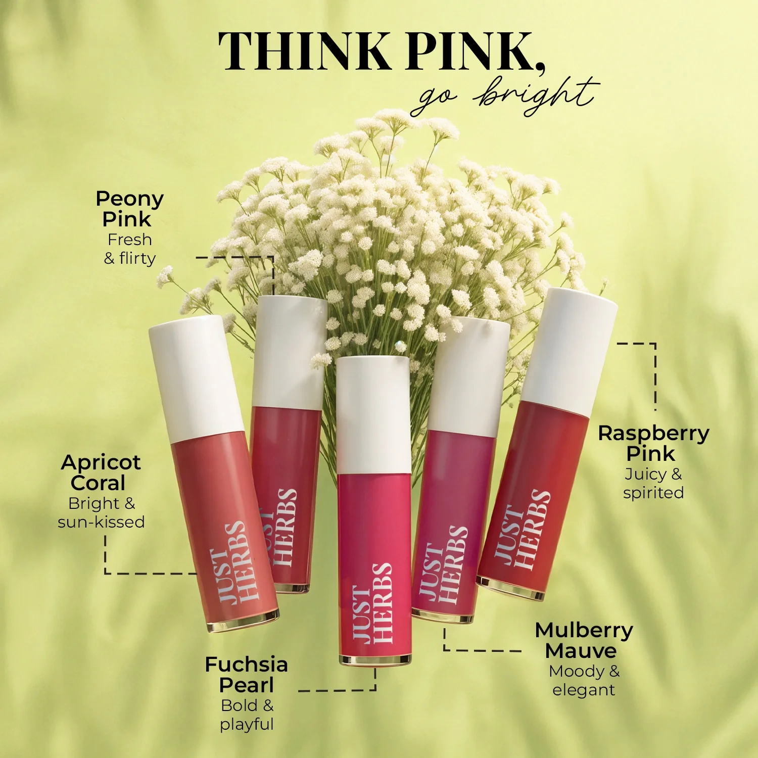 Herb Enriched Matte Liquid Lipstick Kit- Set of 5 - Image 28