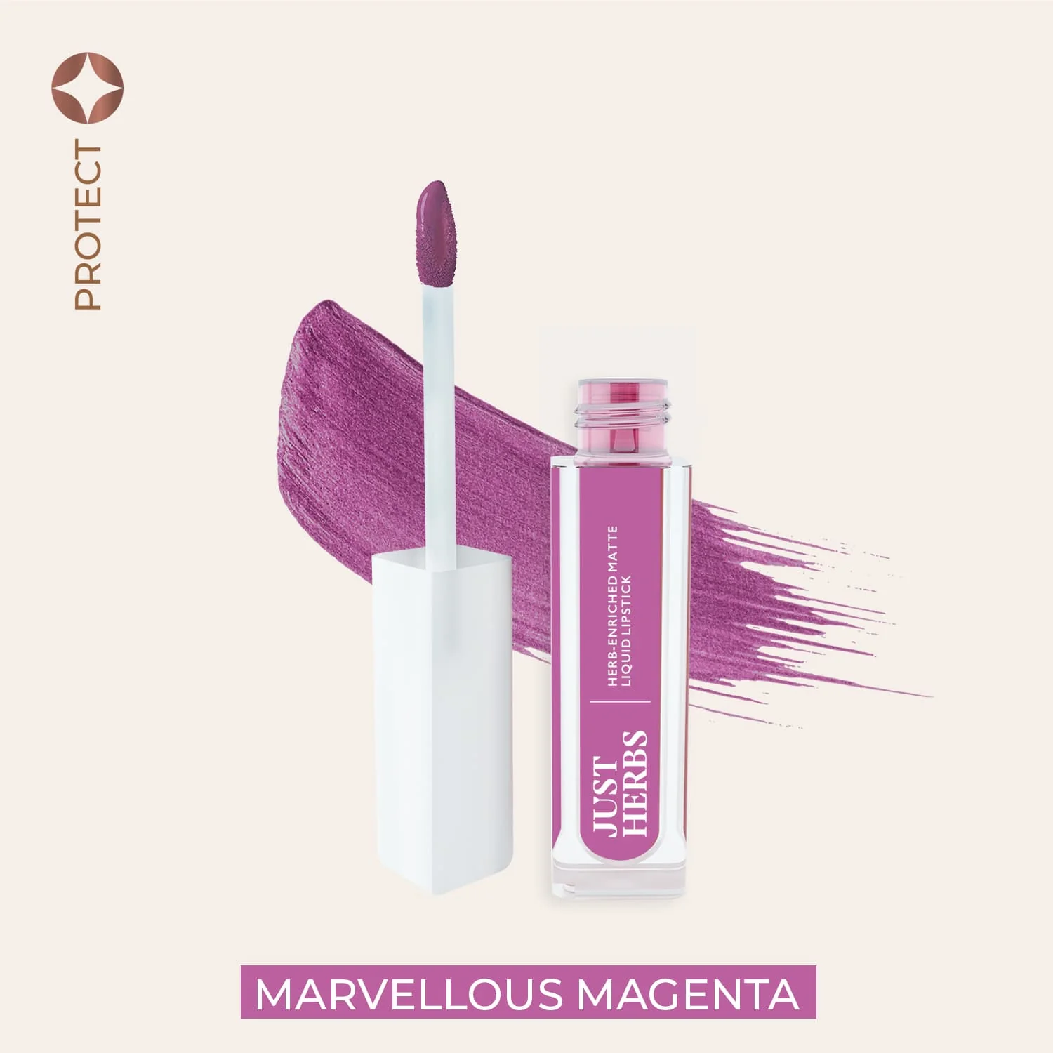 Herb-enriched Matte Liquid Lipstick - Marvellous_Magenta_11