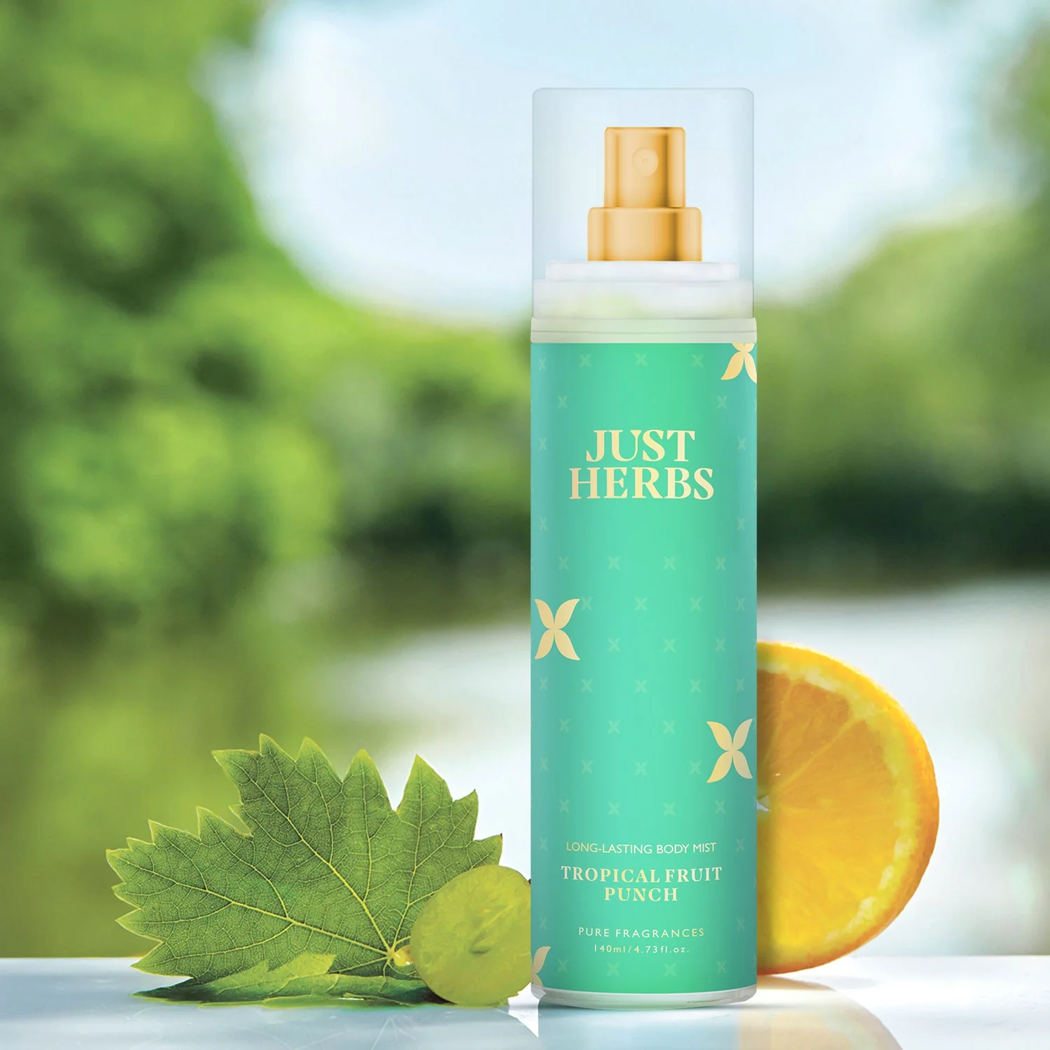 Just Herbs Long-Lasting Tropical Fruit Punch Body Mist - 140 ml - Image 7