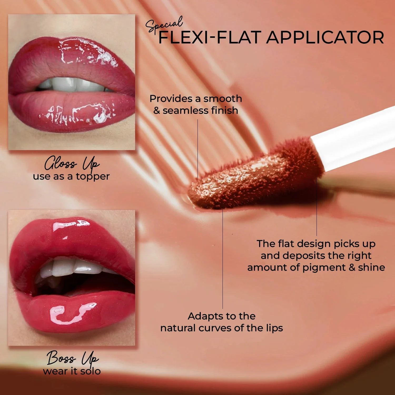 Lip Honey Plumping Gloss with Plant Vitamin C and Peppermint Oil - Image 12