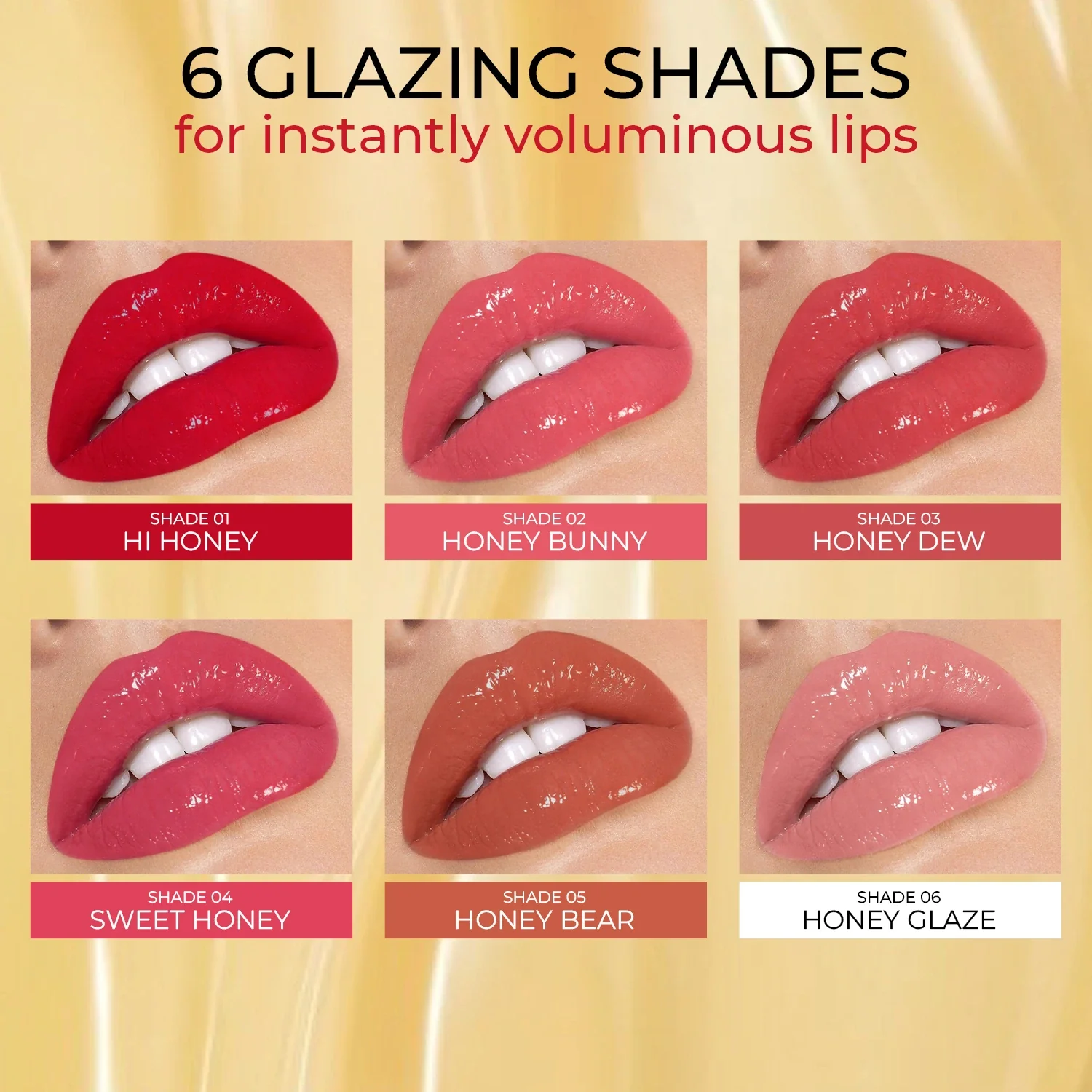 Lip Honey Plumping Gloss with Plant Vitamin C and Peppermint Oil - Image 15