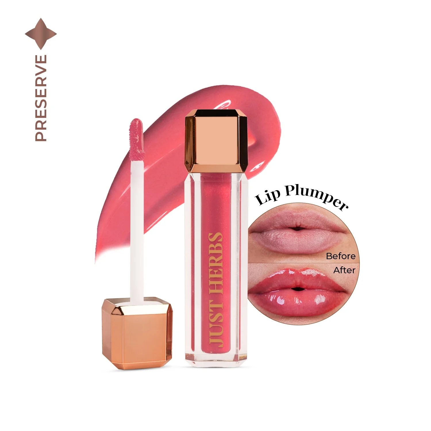 Lip Honey Plumping Gloss with Plant Vitamin C and Peppermint Oil - Image 2