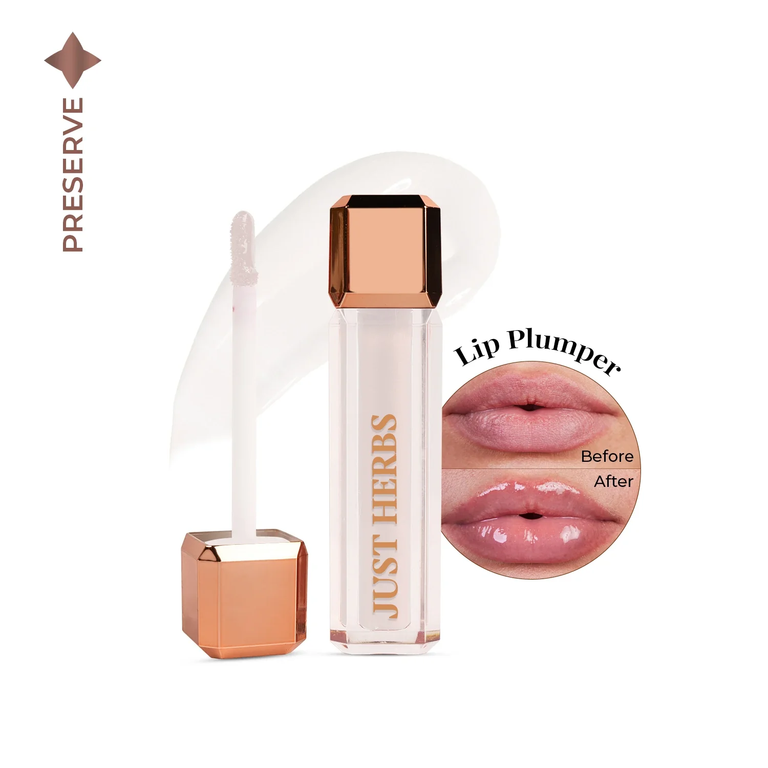 Lip Honey Plumping Gloss with Plant Vitamin C and Peppermint Oil - Image 6
