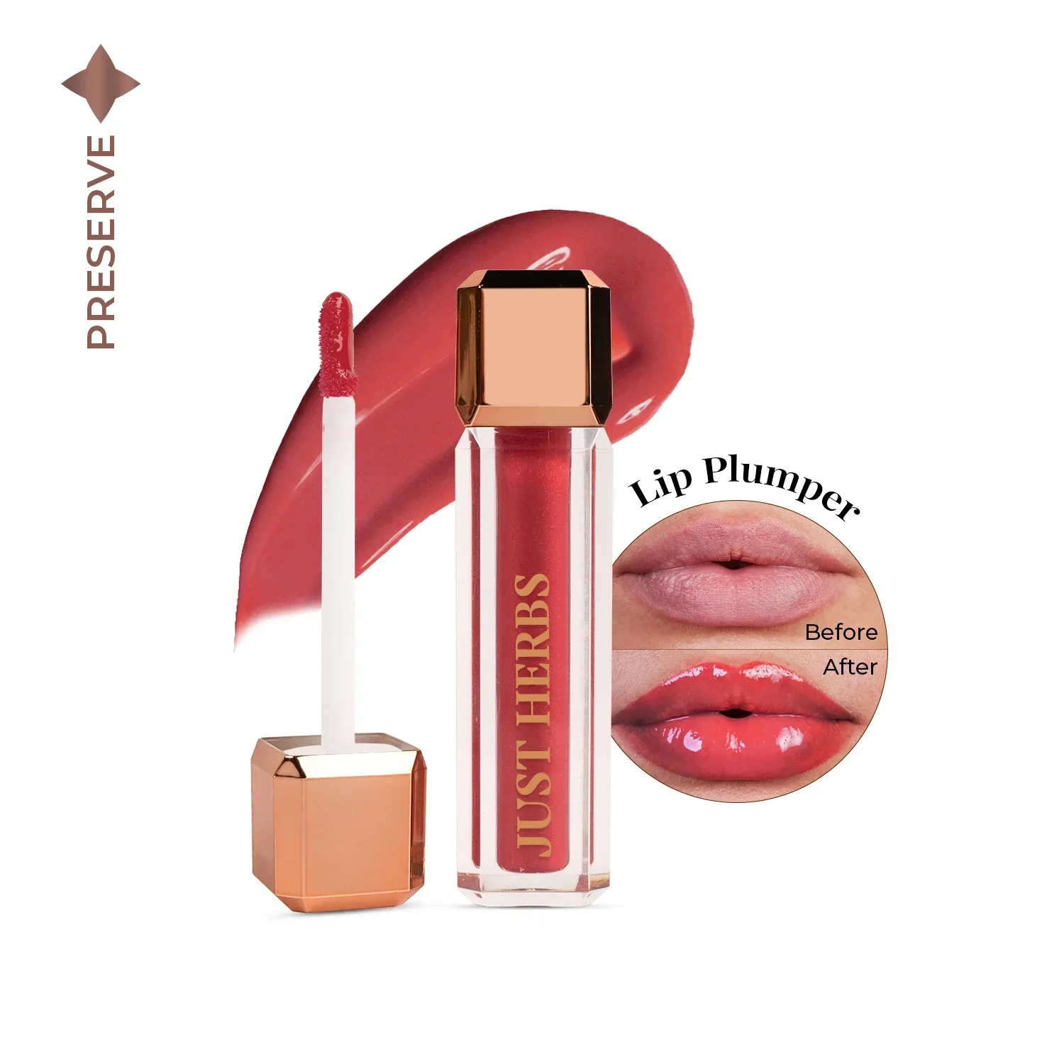 Lip Honey Plumping Gloss with Plant Vitamin C and Peppermint Oil - Image 3