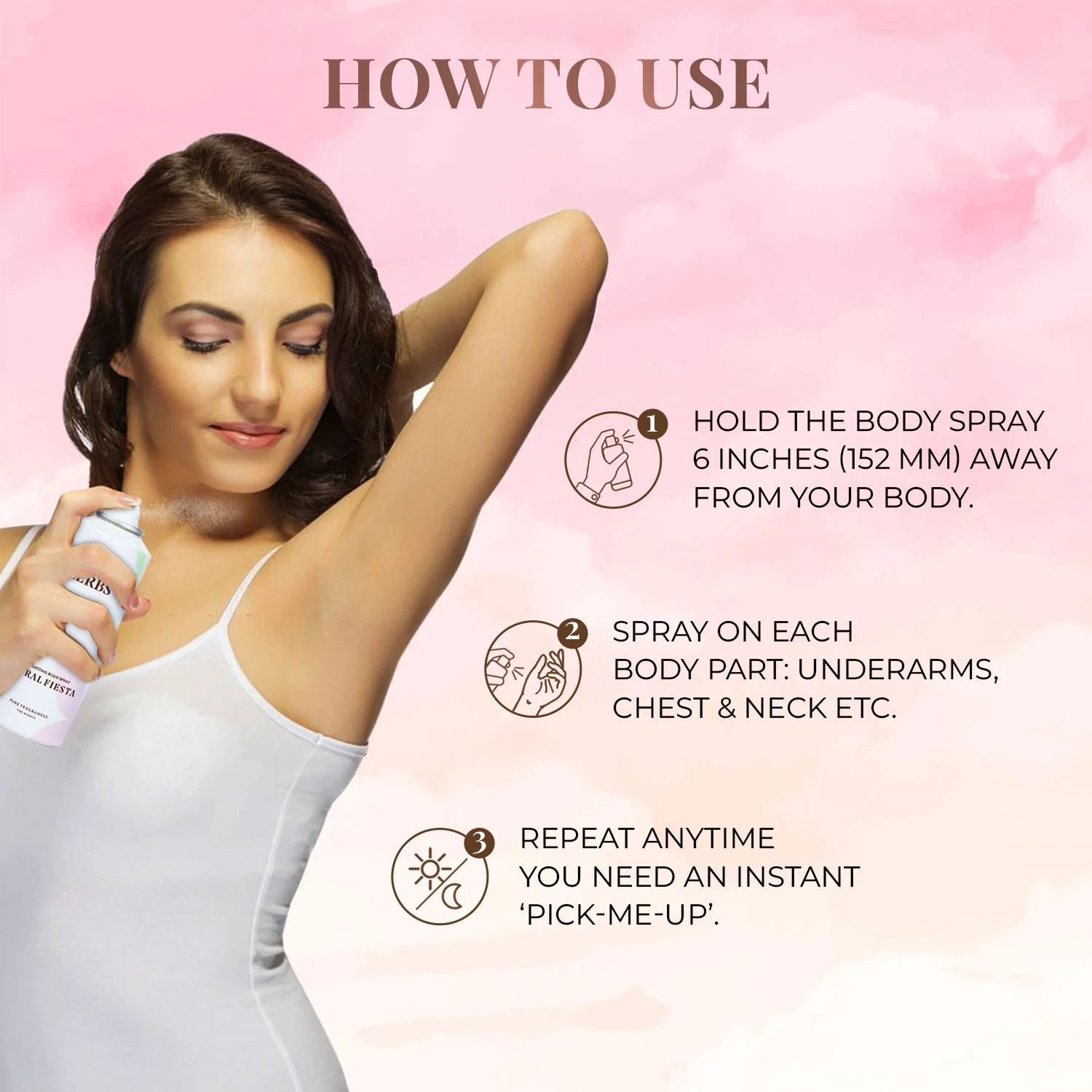 Long Lasting Floral Fiesta Deodorant Body Spray For Women - Image 7
