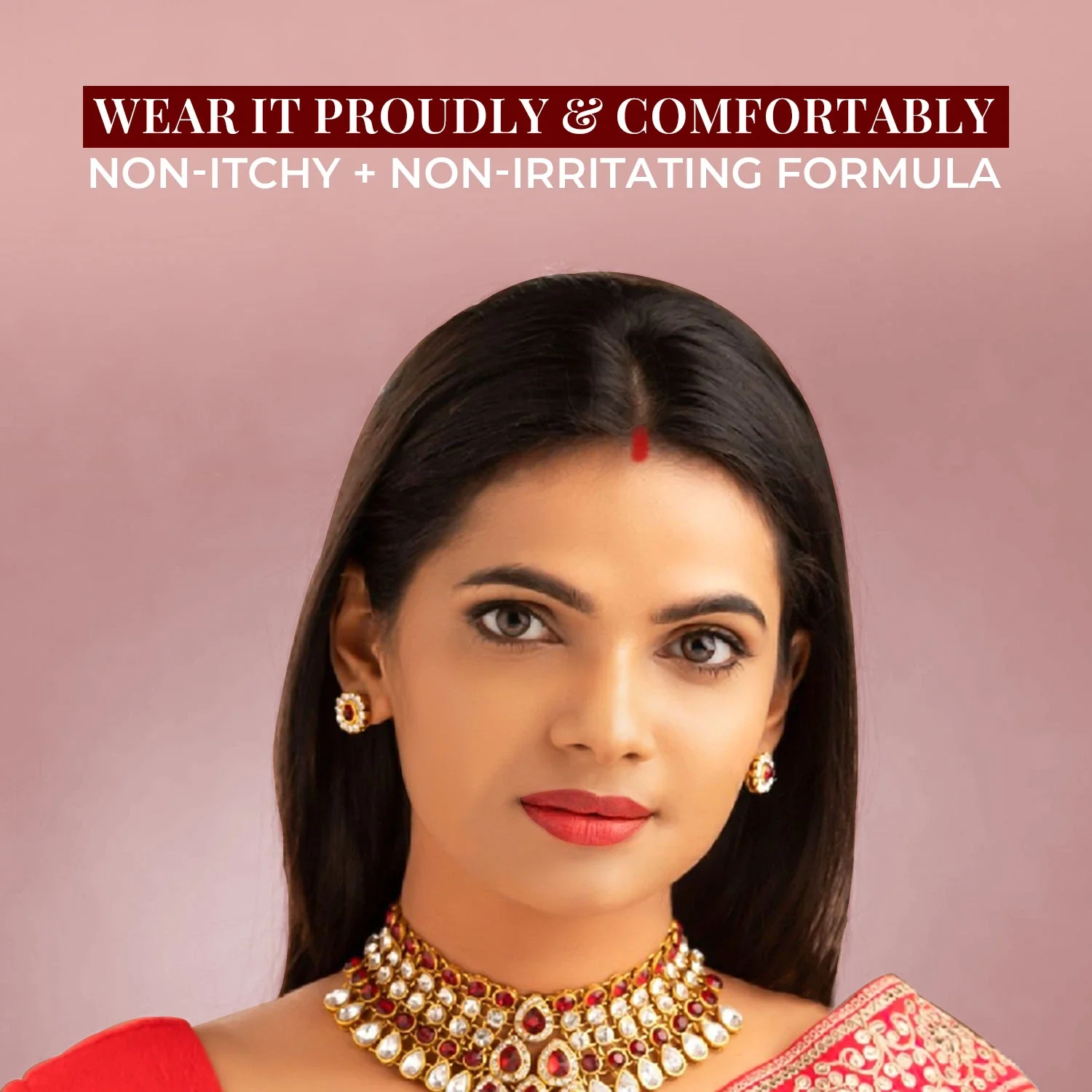 Ruby Red: Long Stay Liquid Sindoor with Saffron and Sandalwood - Image 5
