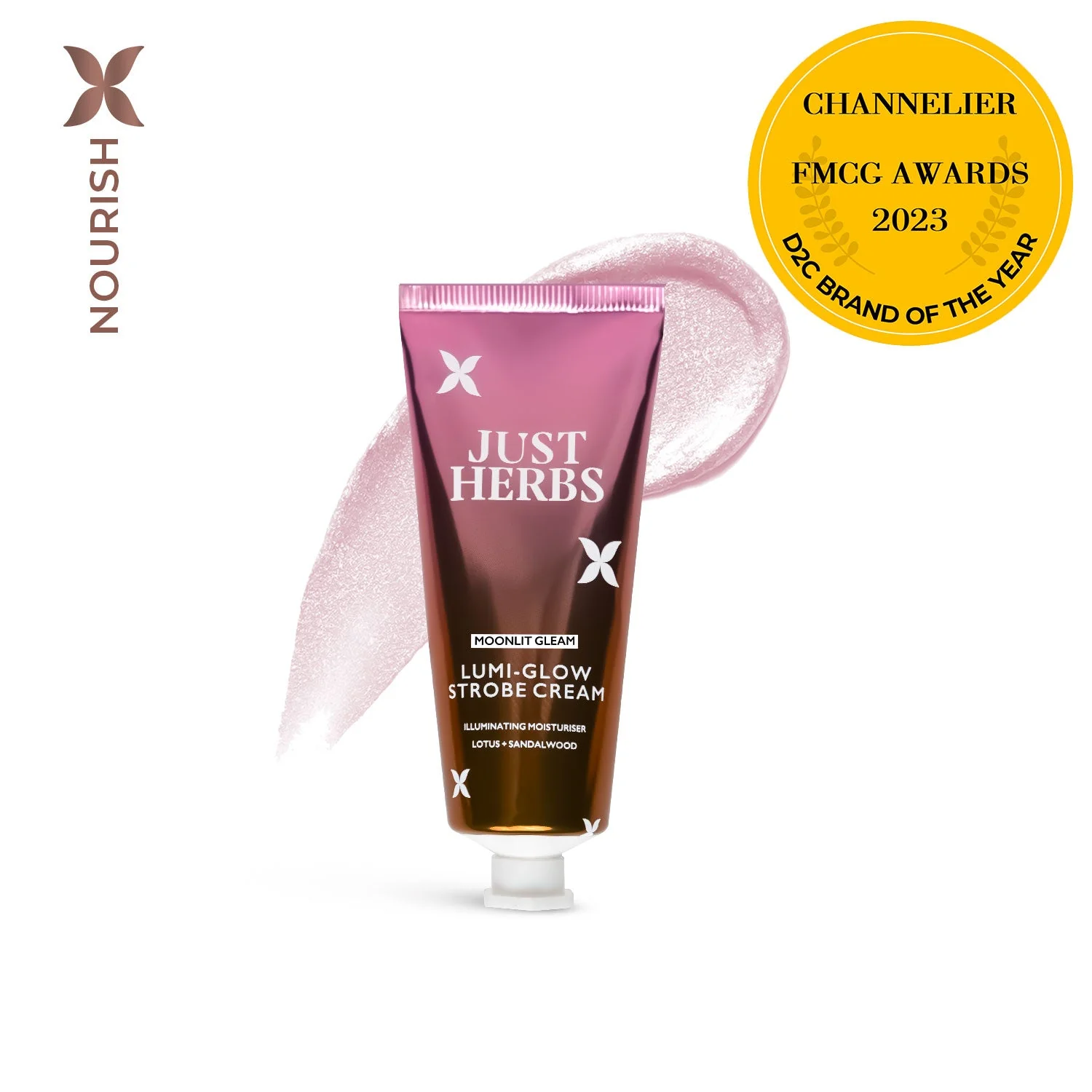 Lumi-glow Strobe Cream with Lotus and Sandalwood - Image 2