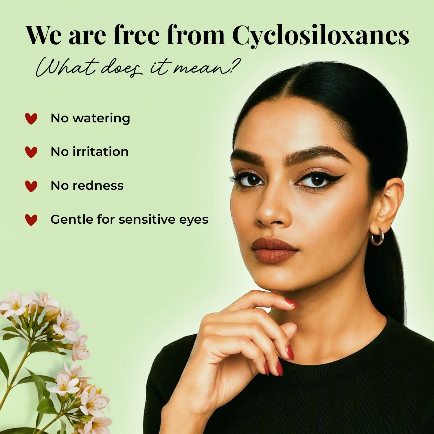 Naynam Day-long Kohl Kajal – Deep Black | Cyclosiloxane-Free - Image 5