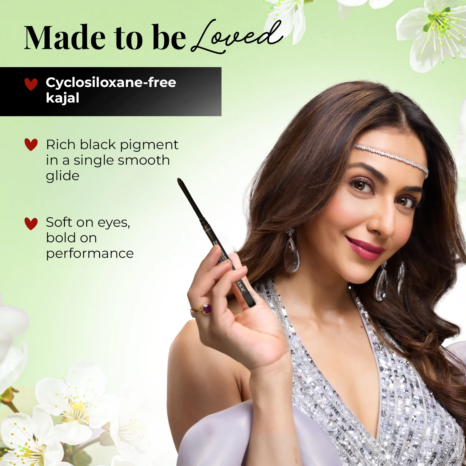 Naynam Day-long Kohl Kajal – Deep Black | Cyclosiloxane-Free - Image 6