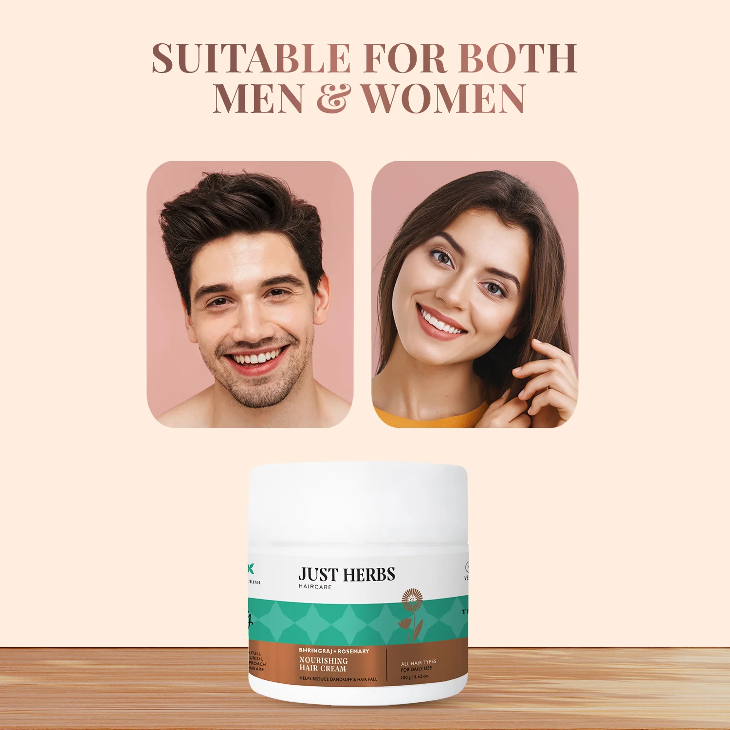 Nourishing Hair Cream with Bhringraj & Rosemary - Image 5