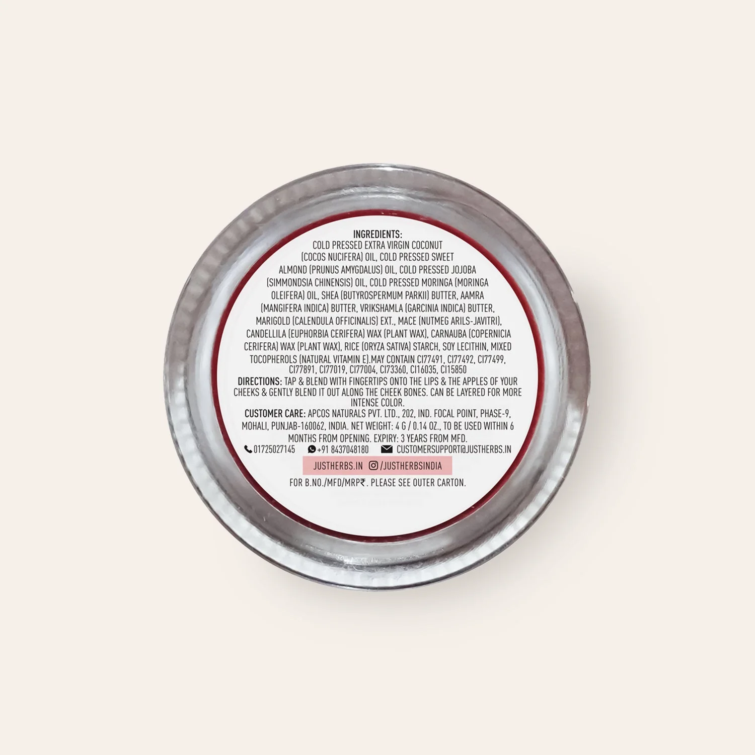 Nourishing Lip and Cheek Tint (Pack of 2): Soft Nude and Pale Pink - Image 6