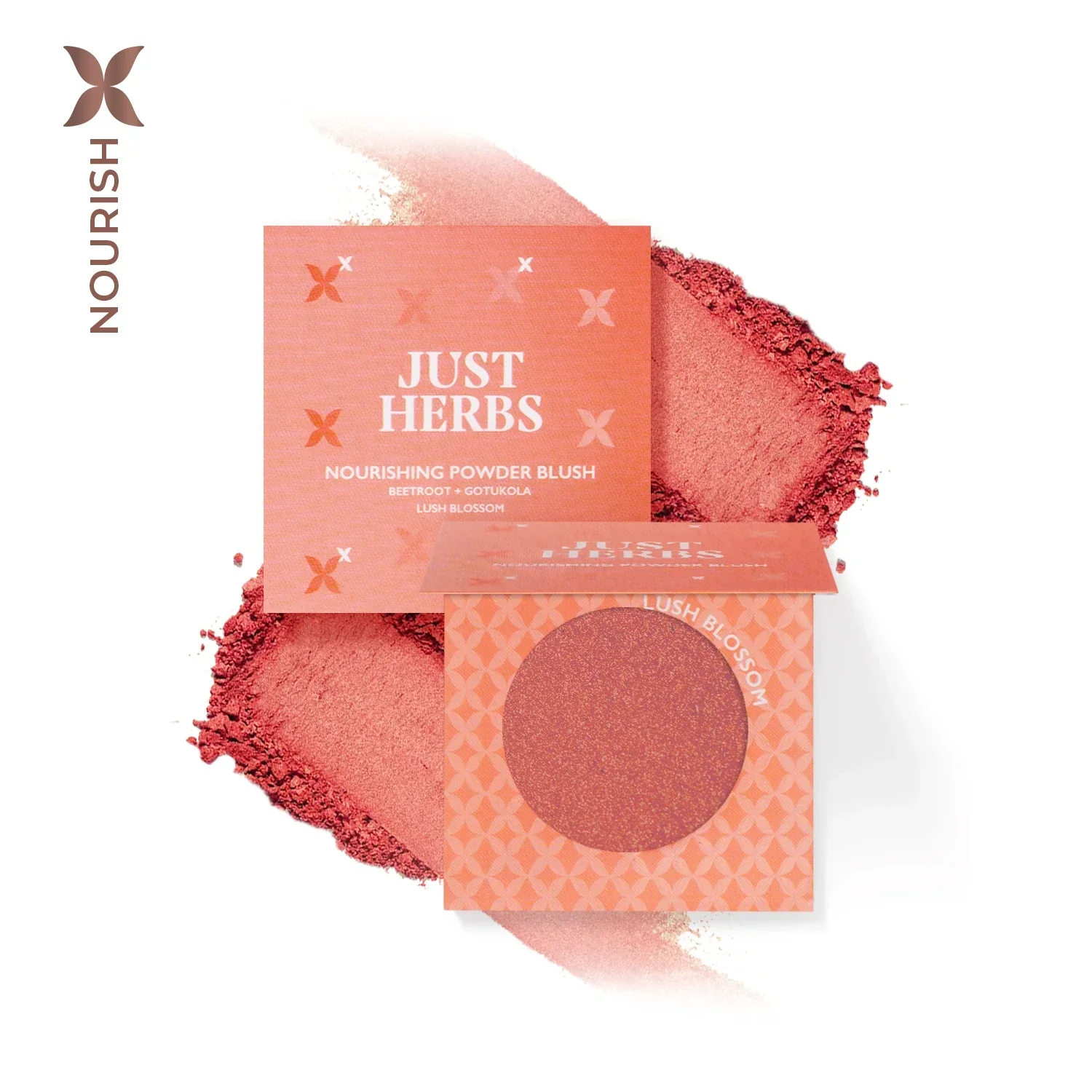 Nourishing Powder Blush with Beetroot and Gotukola - Image 3