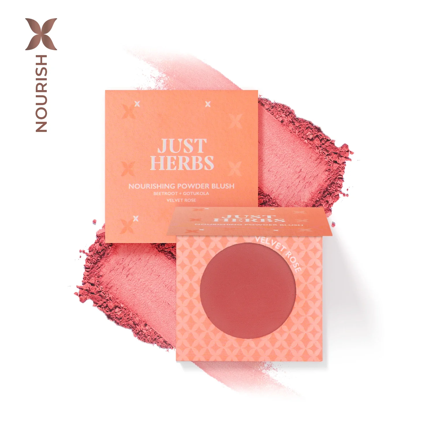 Nourishing Powder Blush with Beetroot and Gotukola - Image 3