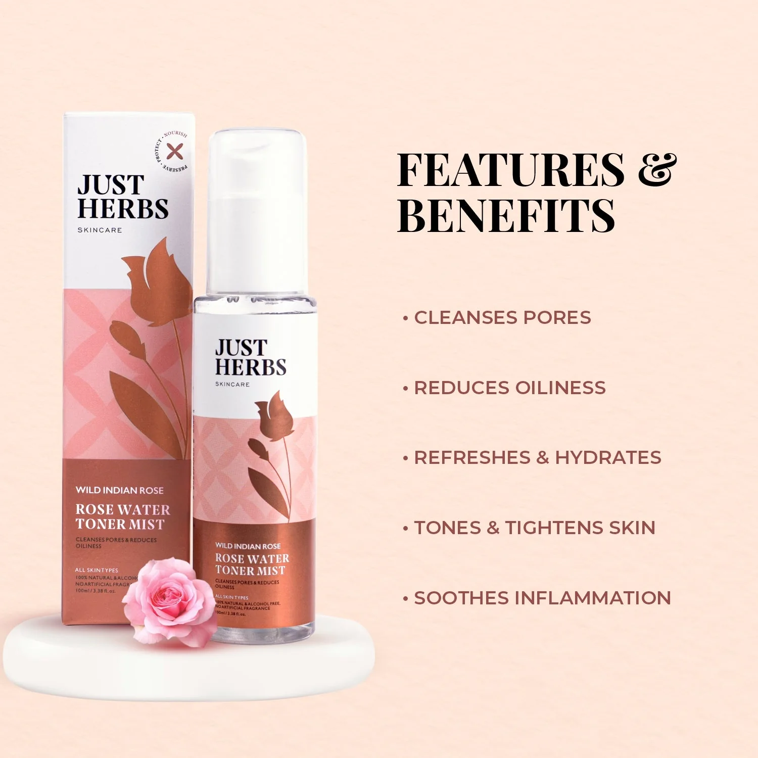 Rose Water Toner Mist - Image 3