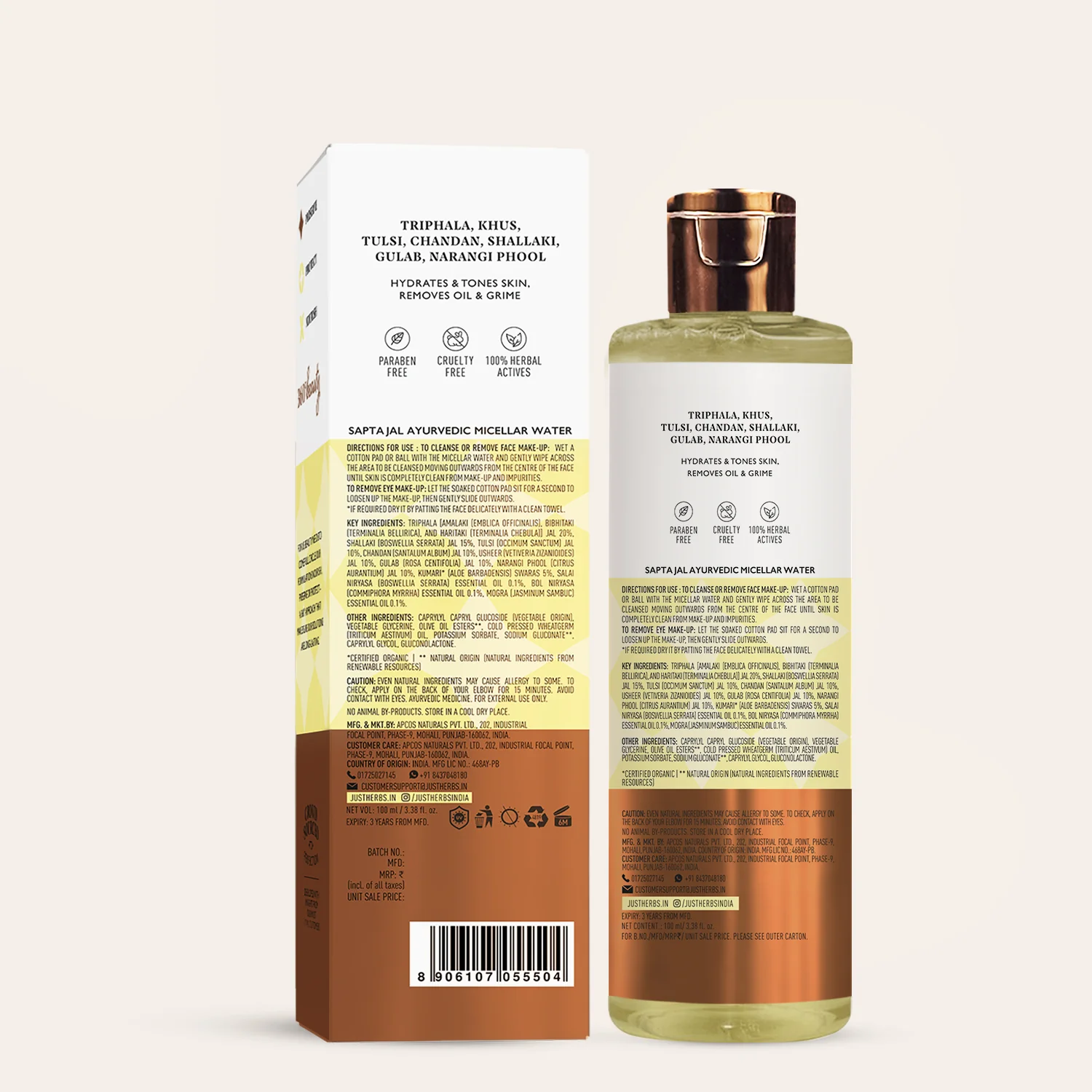Sapta Jal Toner Micellar Water: 7 Plant Waters - Image 6