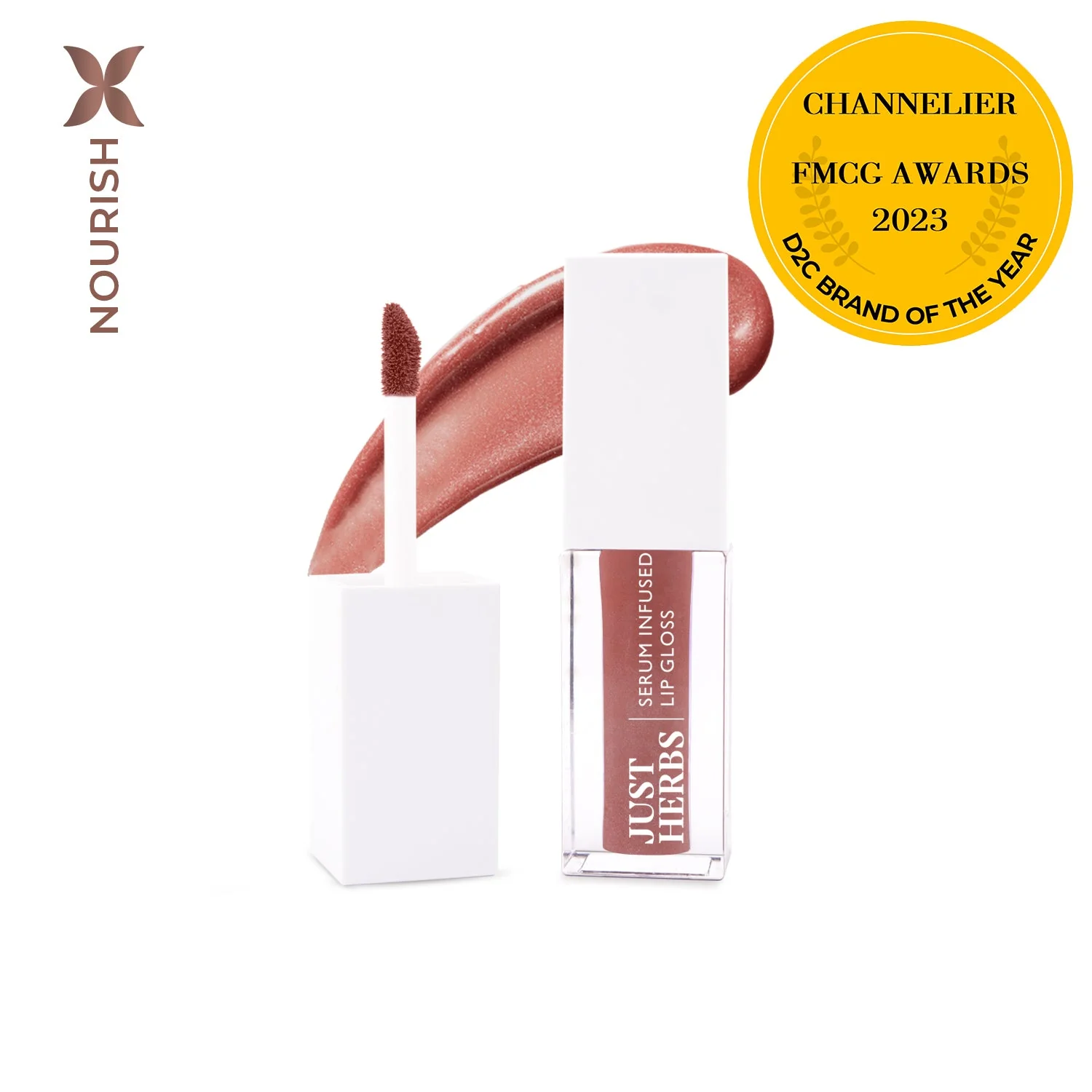 Serum-infused Lip Gloss with Mango Butter and Jojoba Oil - Image 4