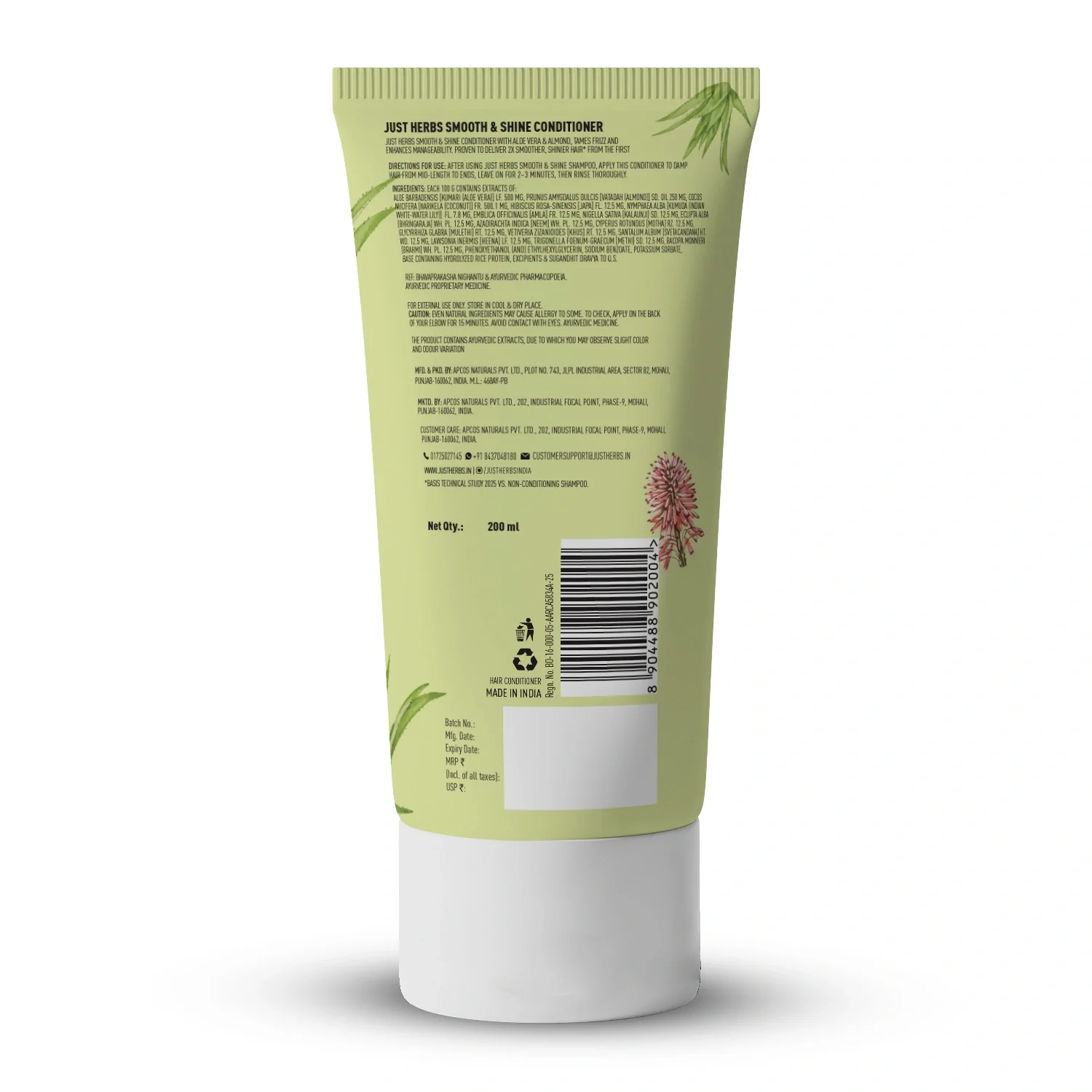 Smooth & Shine Conditioner | Aloe Vera, Almond & 14 Herbs (Copy) - Image 9