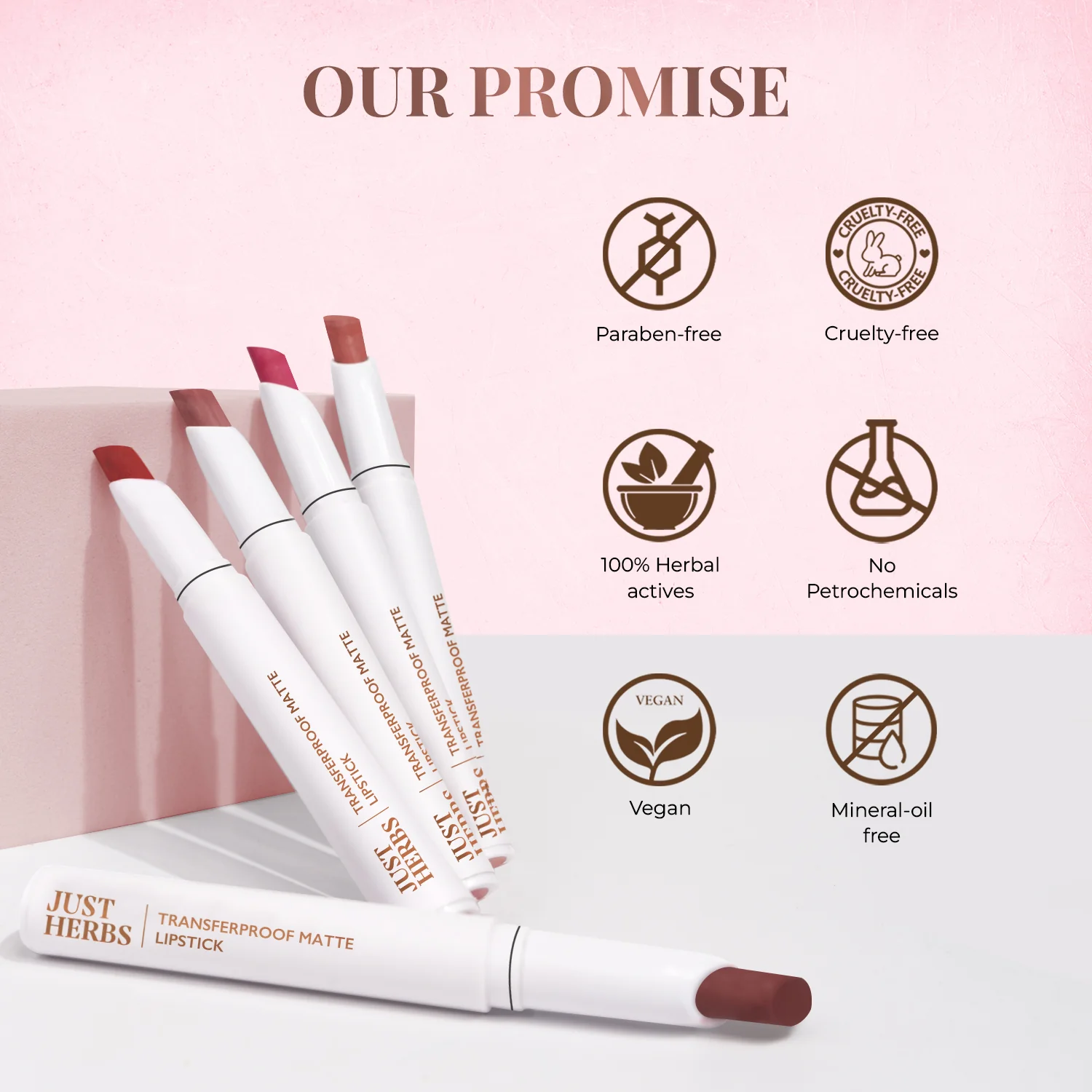 Transferproof Matte Lipstick with Shea Butter and Vitamin E - Image 18