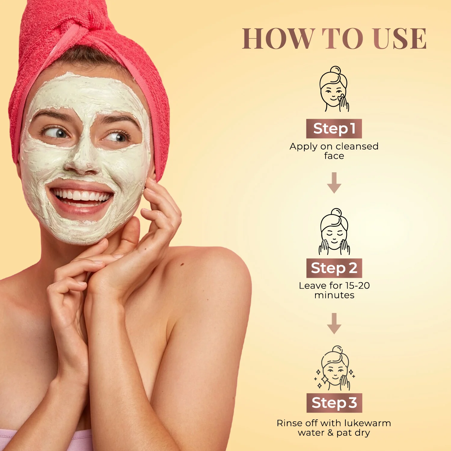 Ubtan Turmeric + Sandalwood Face Mask 100g - Image 6