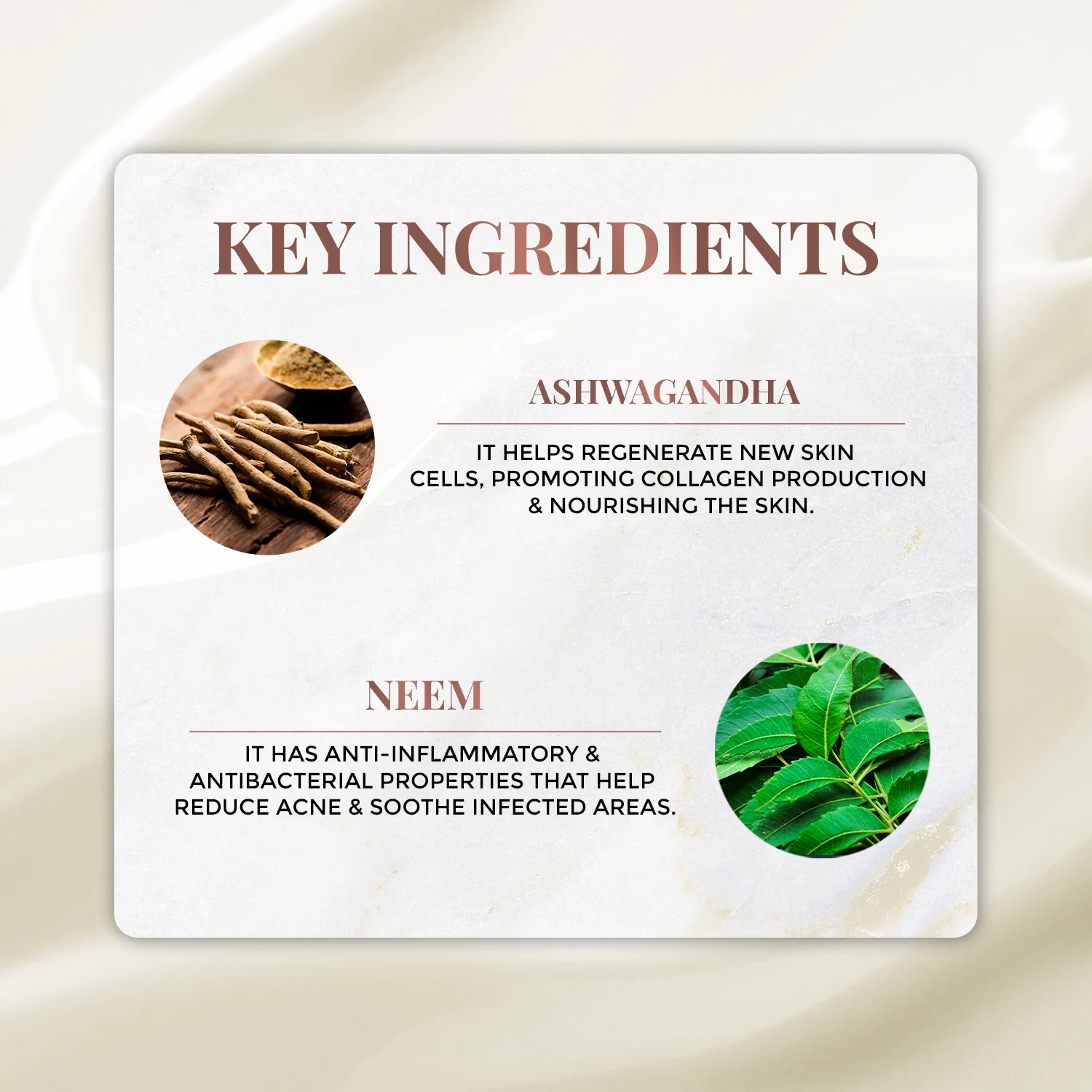Ultra Moisturising Herbal Cream with Ashwagandha and Neem - Image 5