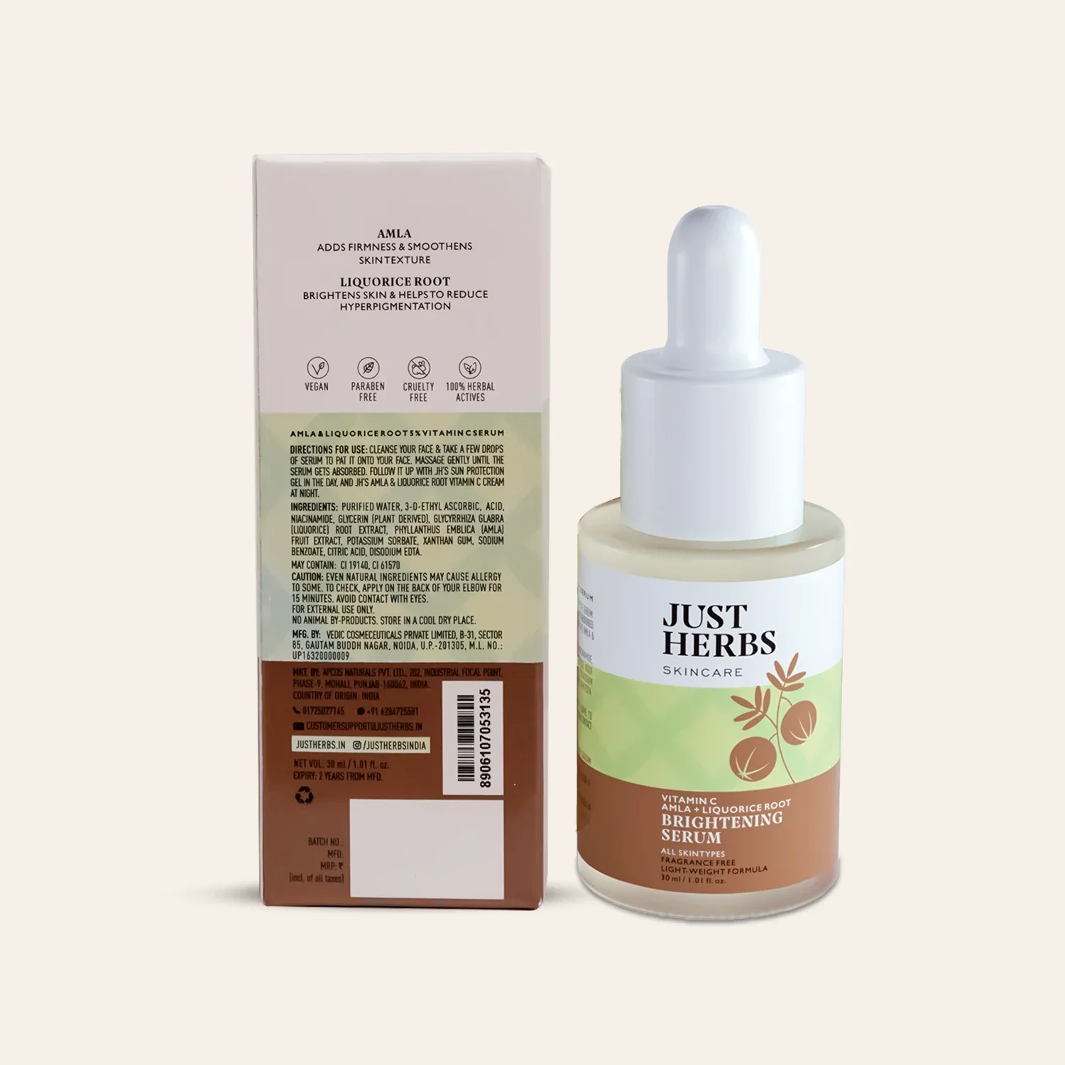 Brightening Serum - Vitamin C Amla & Liquorice Root - Image 2
