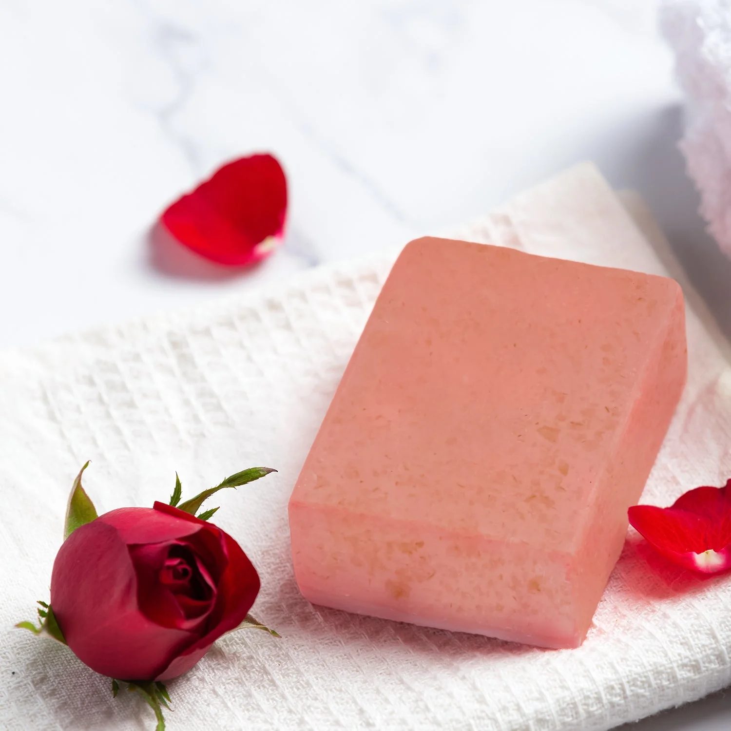 Wild Indian Rose Nourishing Handmade Bathing Bar:Pack of 1 - Image 5